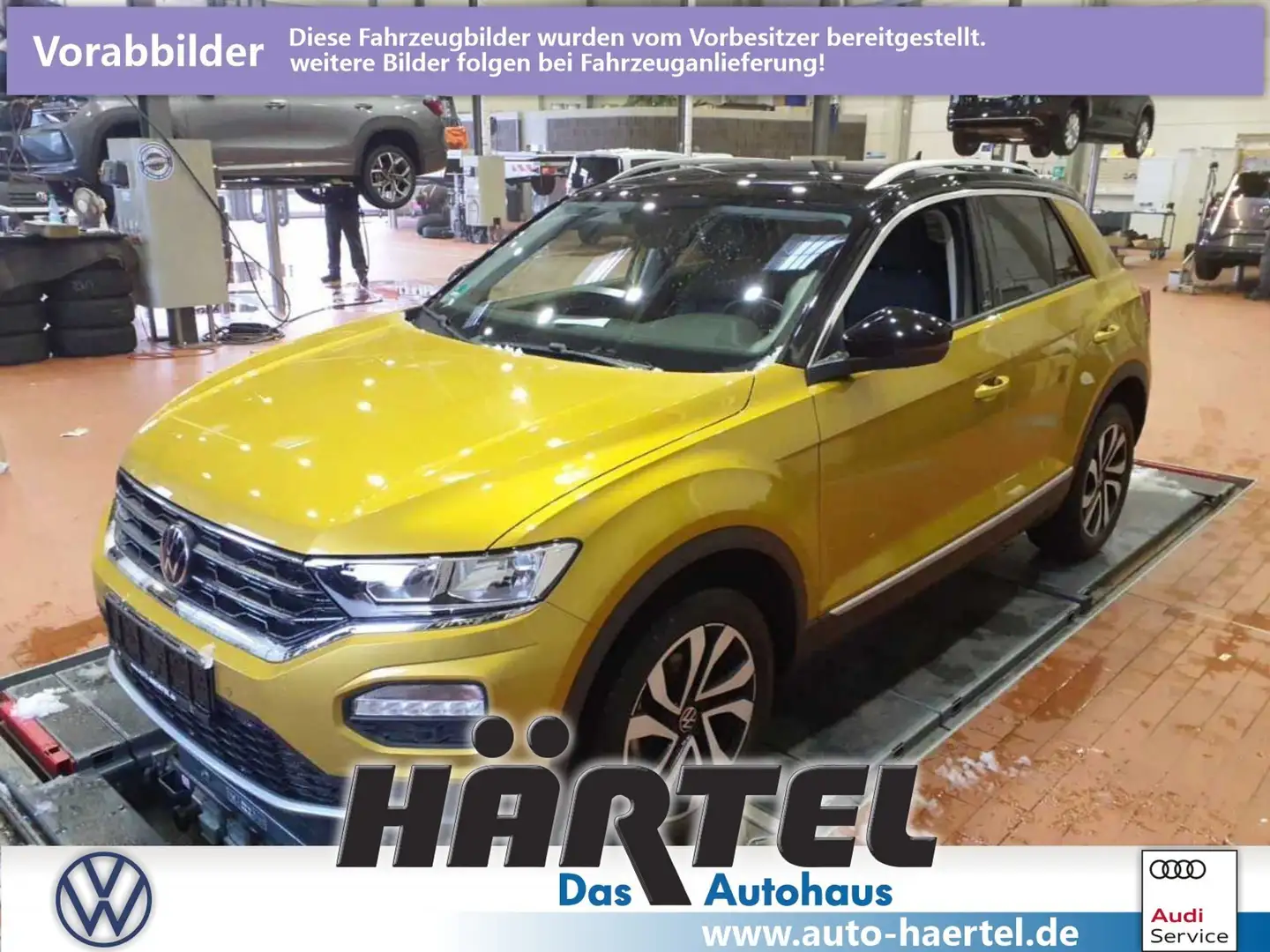 Volkswagen T-Roc ACTIVE 1.5 TSI DSG (+ACC-RADAR+NAVI) Klima Gelb - 1