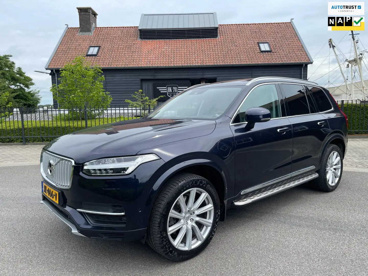 Volvo XC90 2.0 T8 407PK Twin Engine Plug in Hybride AWD Inscr Blauw - 1