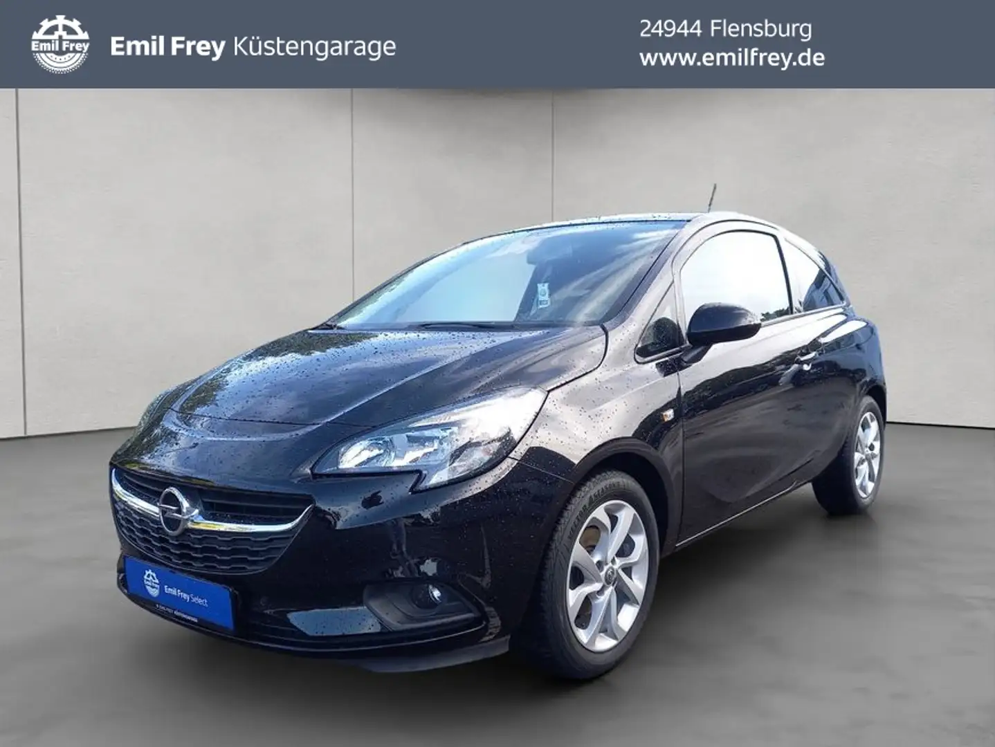 Opel Corsa 1.4 -120 Jahre- Klima/ RFK/ PDC Zwart - 1