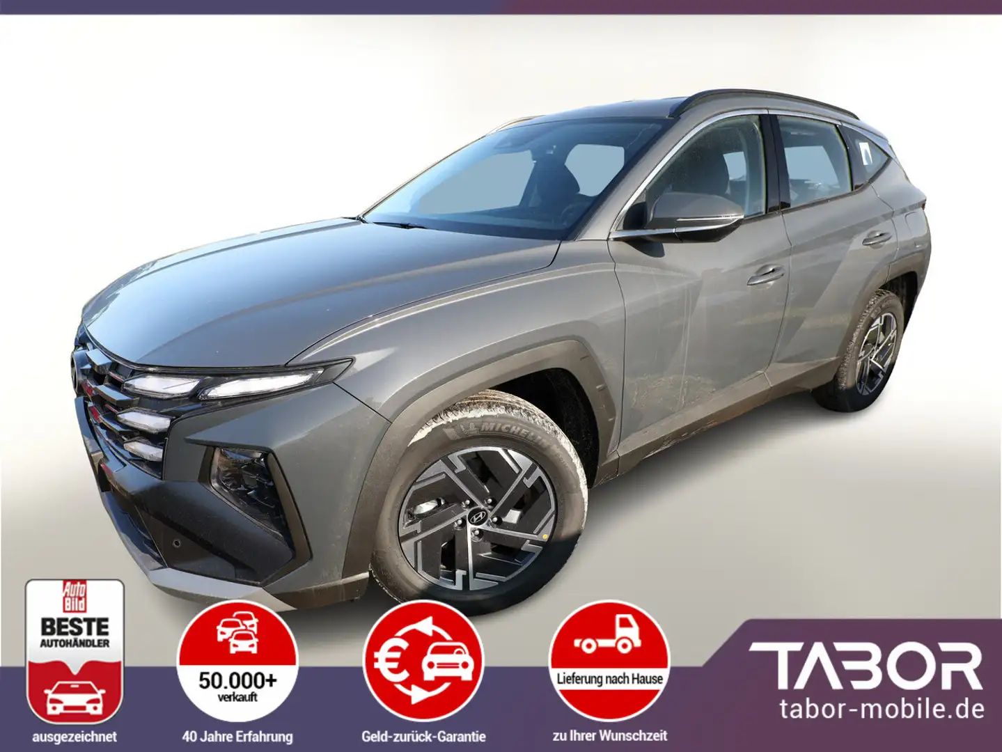 Hyundai TUCSON 1.6 T-GDI 160 Select Facelift Nav SHZ BCW Grigio - 1