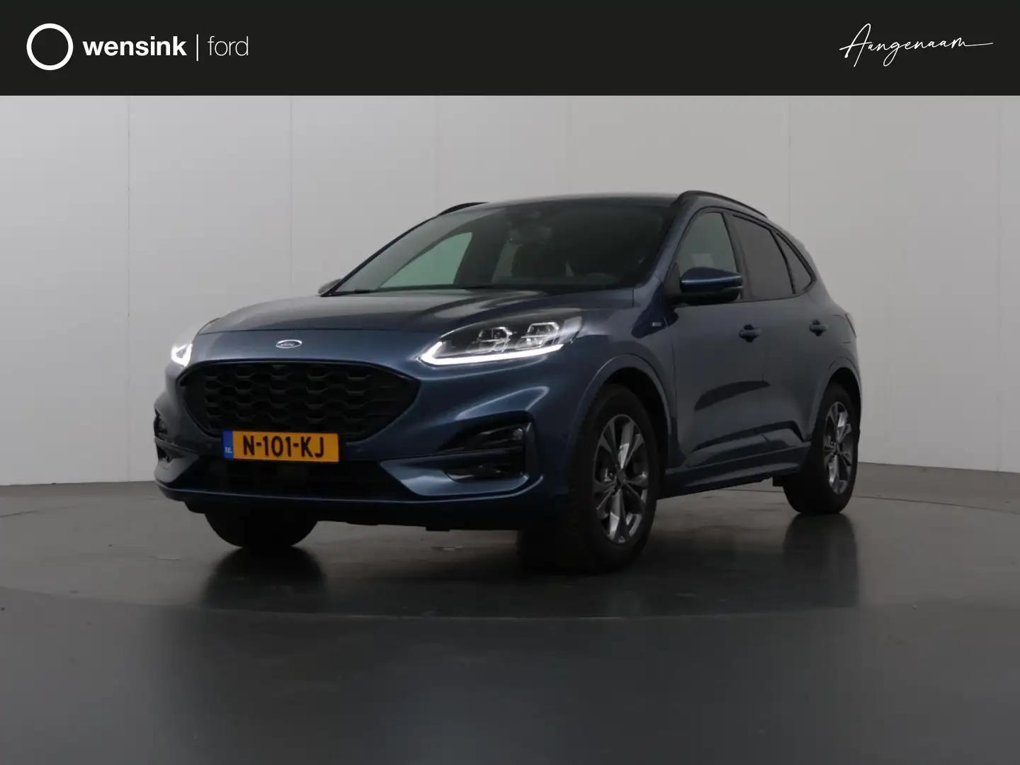Ford Kuga 1.5 EcoBoost ST-Line X | Trekhaak | Adaptive Cruis Blauw - 1