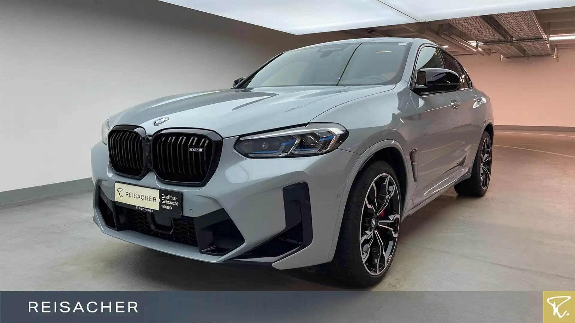 BMW X4 M Competition DAProf HUD PA+ Laser LkrdHzg Grau - 1