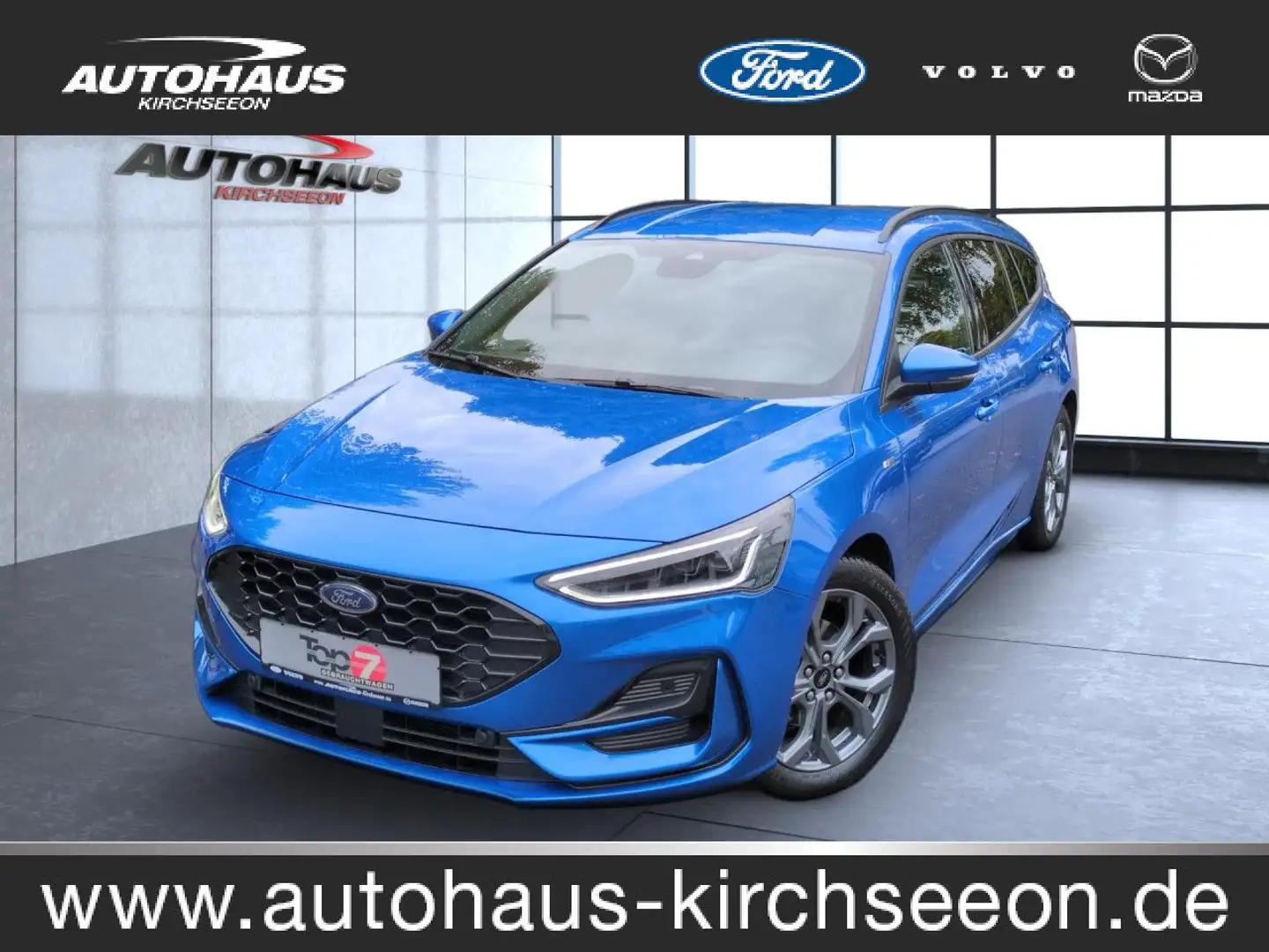 Ford Focus Turnier 1.5 EcoBlue ST-Line Automatik Navi Blau - 1