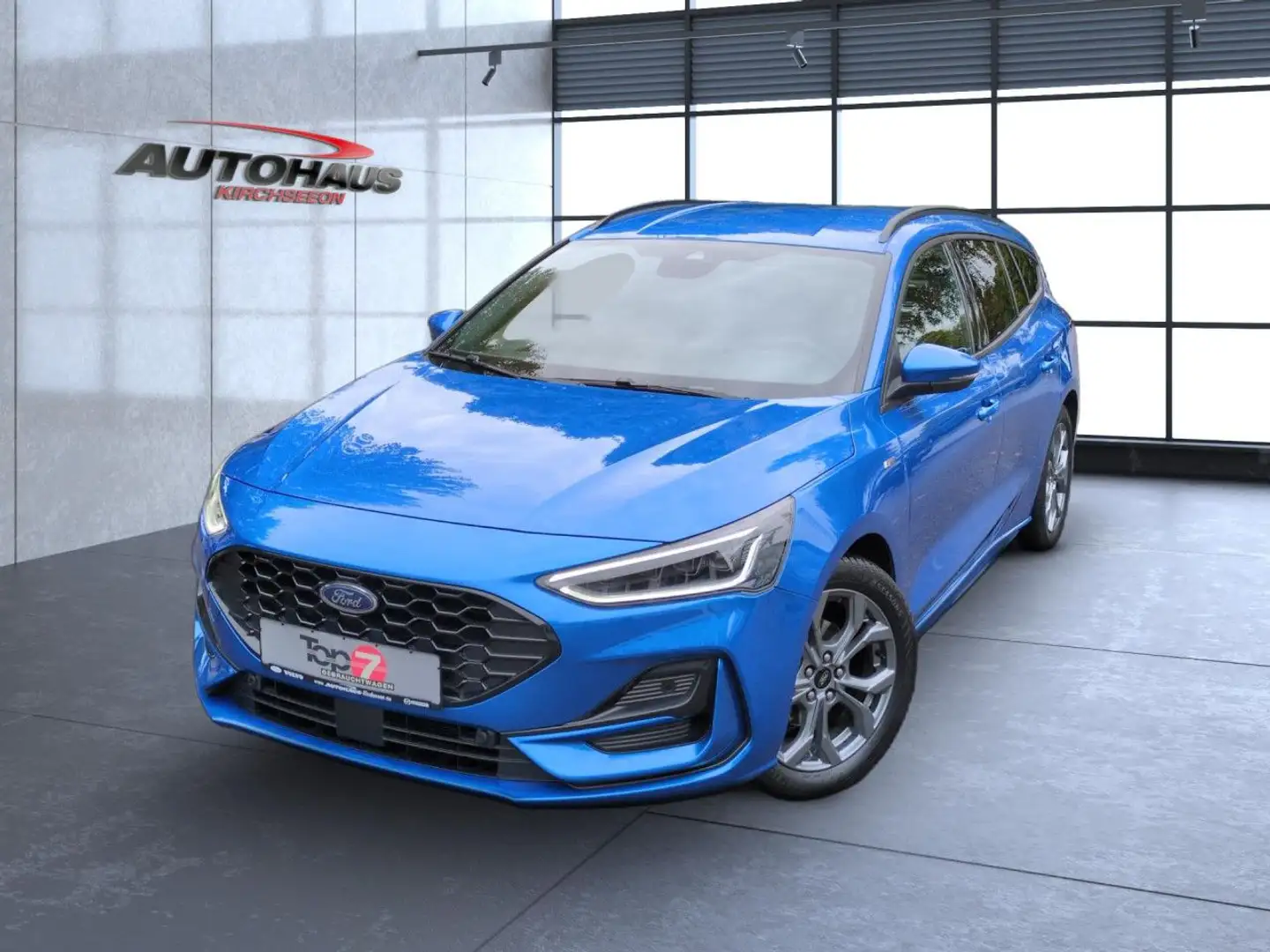 Ford Focus Turnier 1.5 EcoBlue ST-Line Automatik Navi Blau - 2