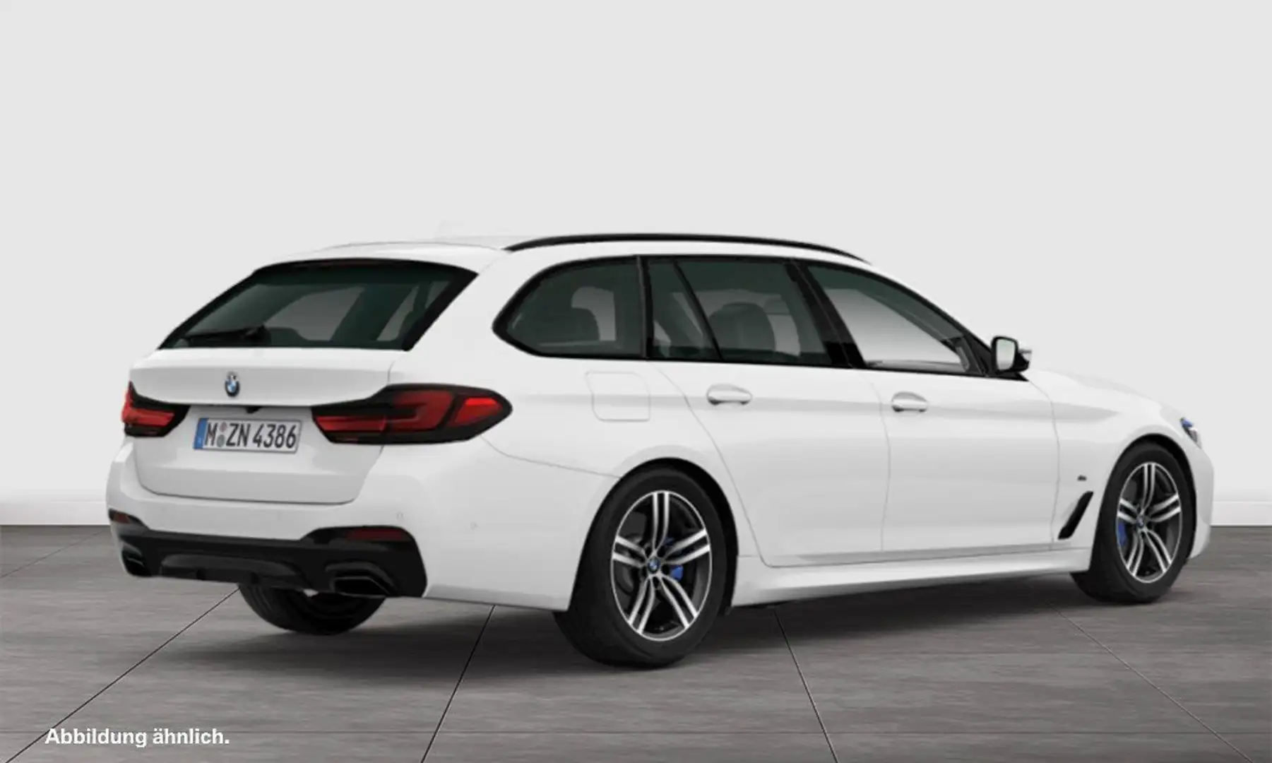 BMW 540 i xDrive A M Sport HUD PANO NAVI LED PDC V+H Weiß - 2