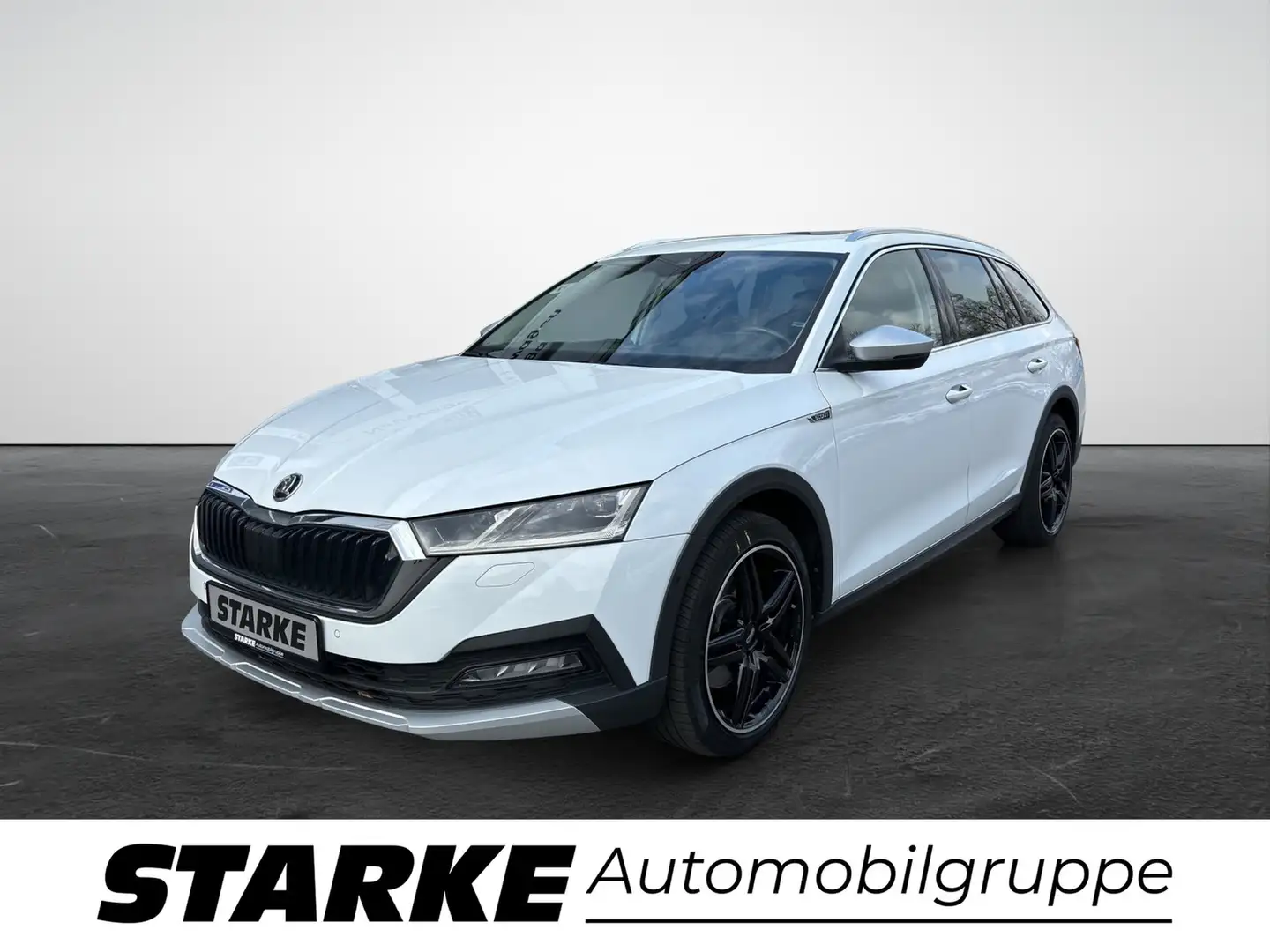 Skoda Octavia Combi 2.0 TDI DSG 4x4 Scout Weiß - 2