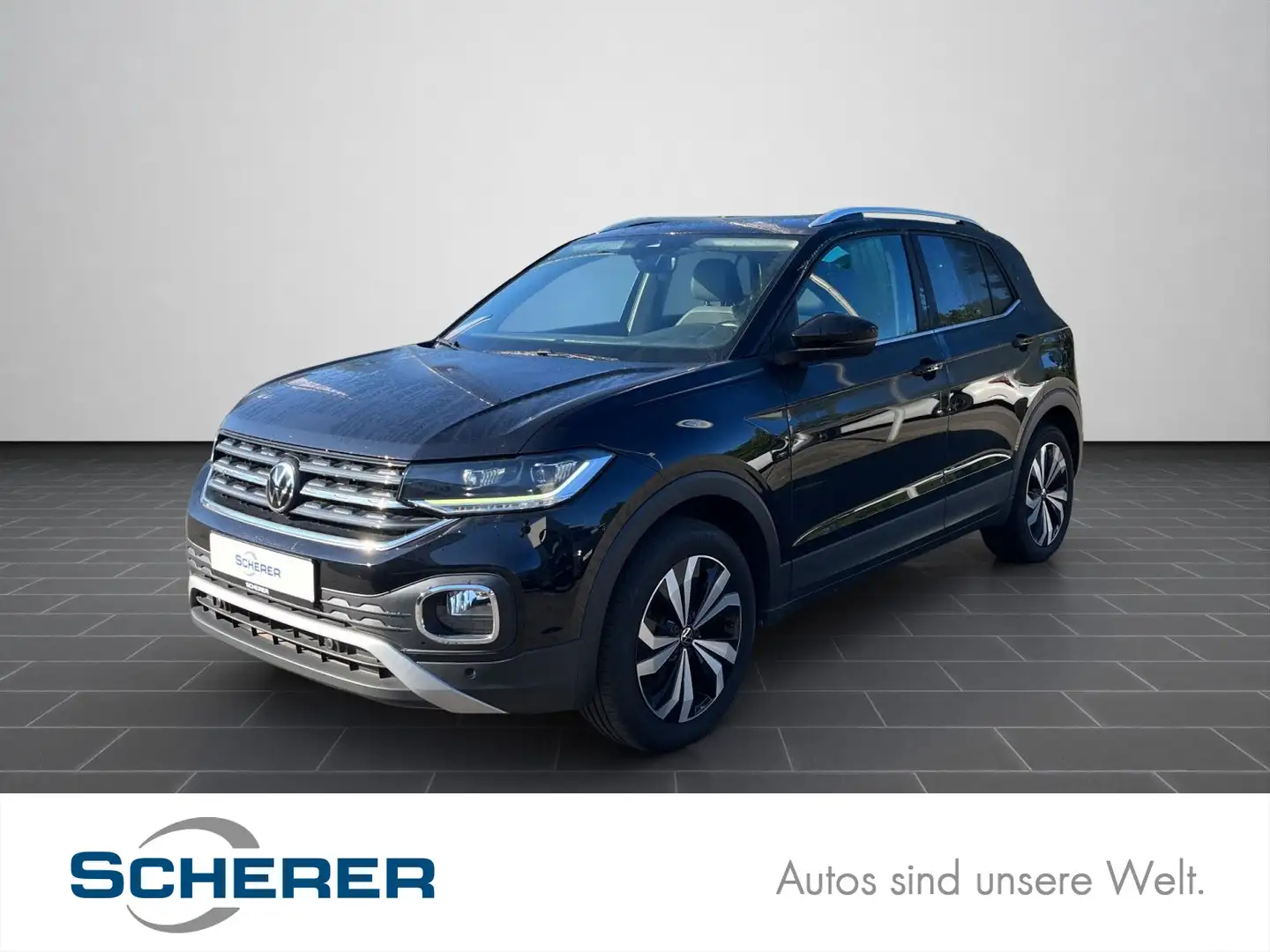 Volkswagen T-Cross Style 1.0TSI LED/Sitzhz./App-Connect/Rea Schwarz - 1
