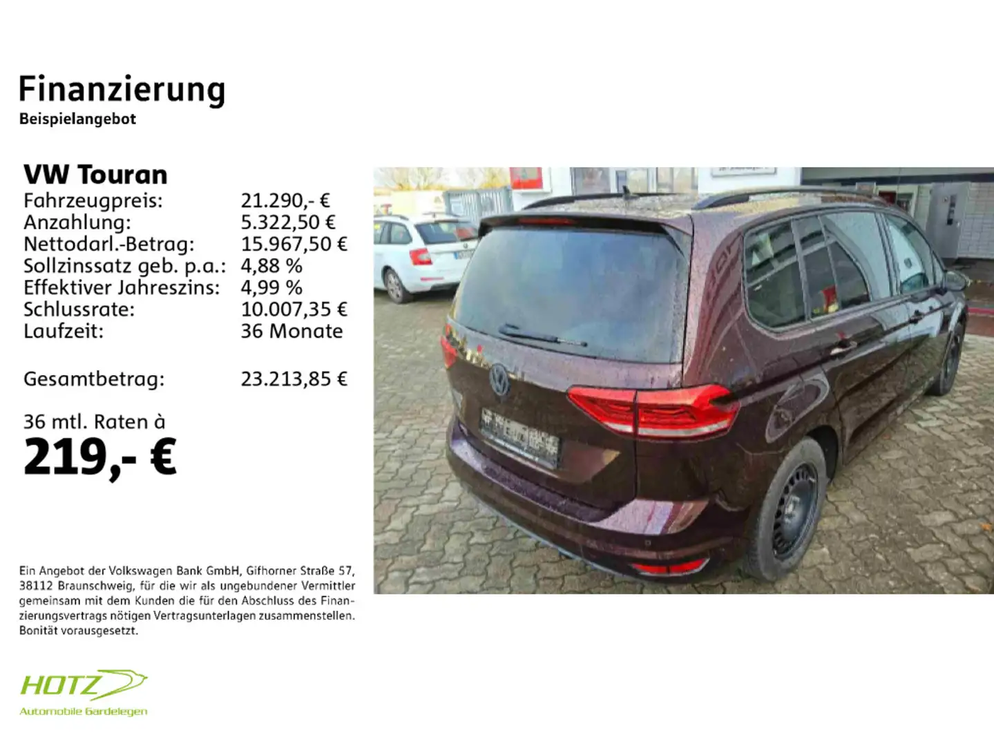 Volkswagen Touran 1.5 TSI ACT OPF DSG Highline BMT/Start-St Rouge - 2