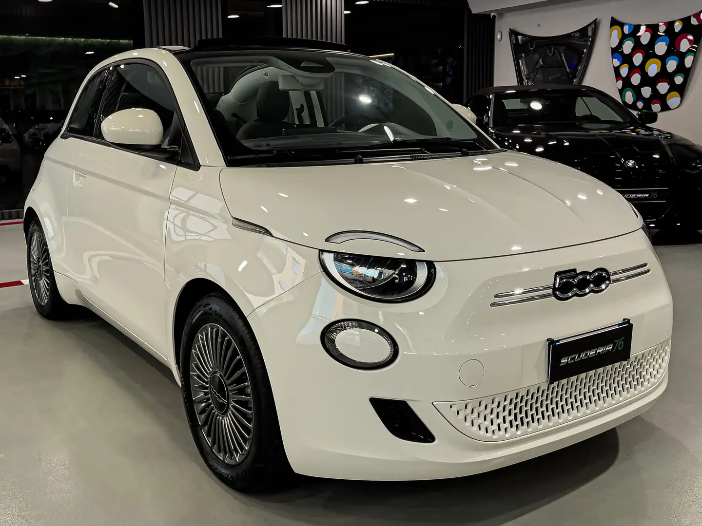 Fiat 500e 500e Cabrio 42 kWh Icon Blanc - 2