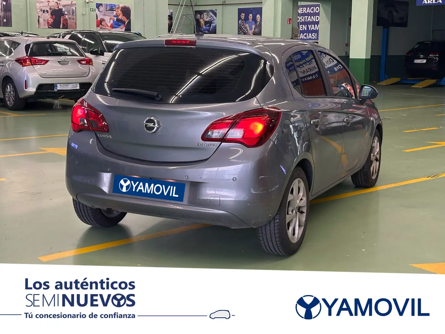 Opel Corsa 1.4 GLP Selective 90 Gris - 2