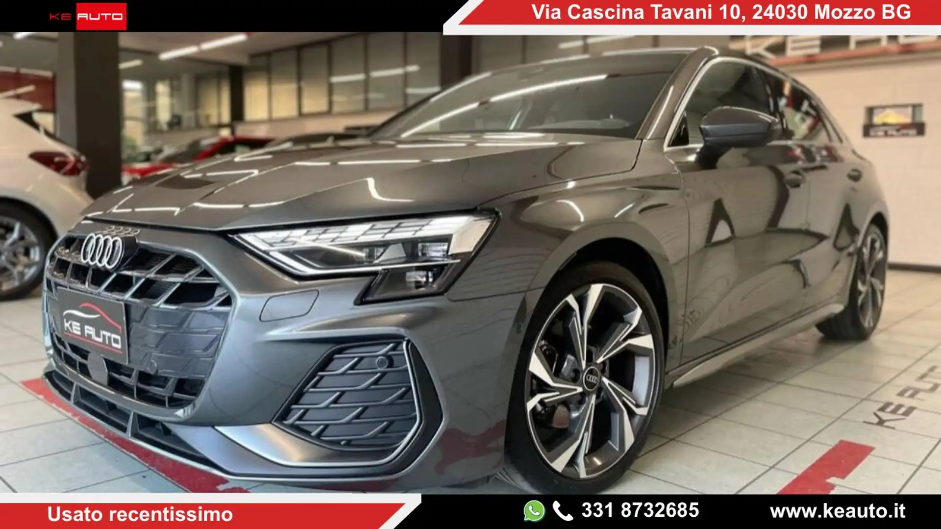 Audi A3 1.5 MHEV S-Line Edition 150cv S-tronic Gris - 1