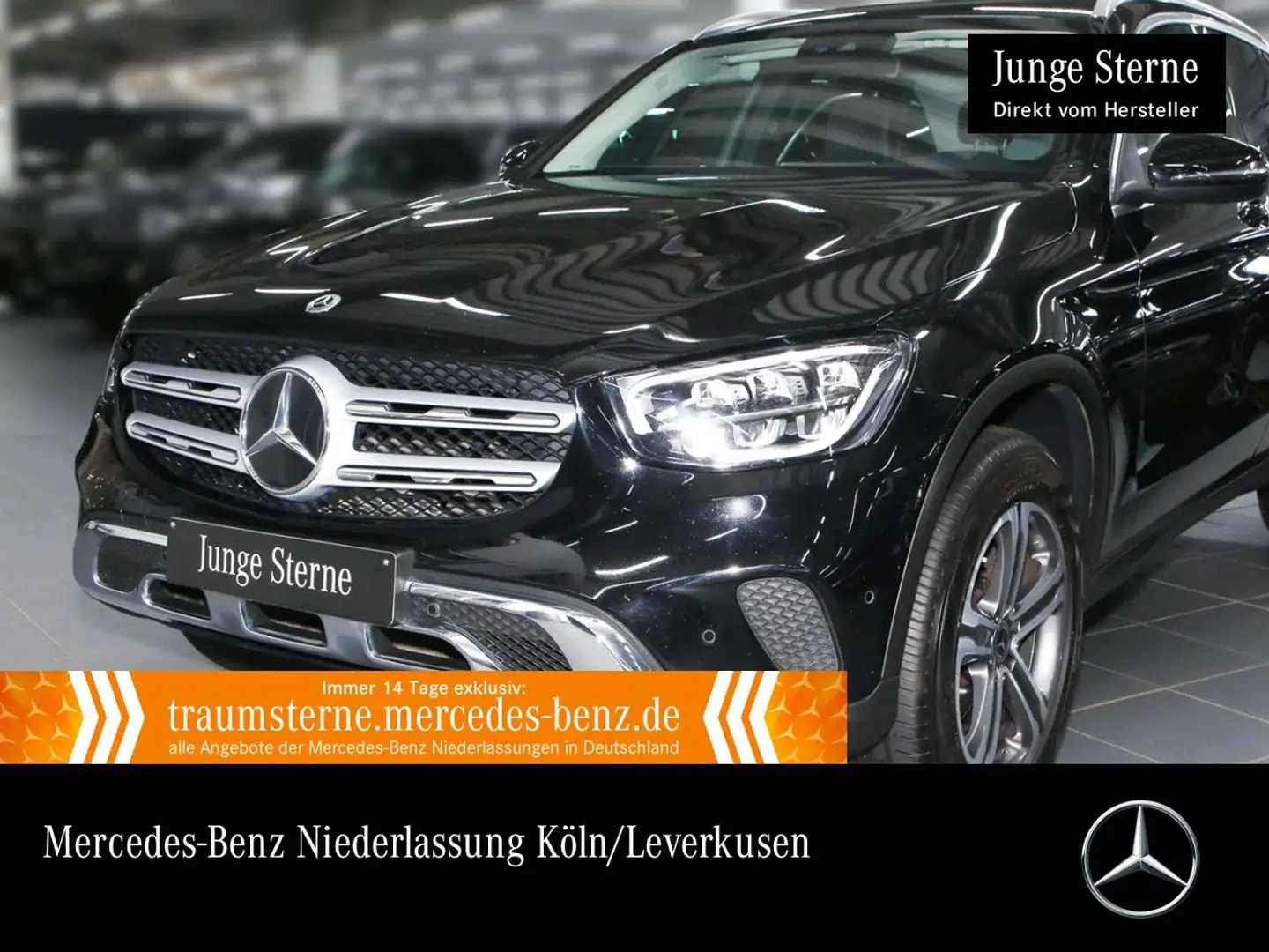 Mercedes-Benz GLC 220 d 4M AHK+LED+KAMERA+KEYLESS+9G Zwart - 1