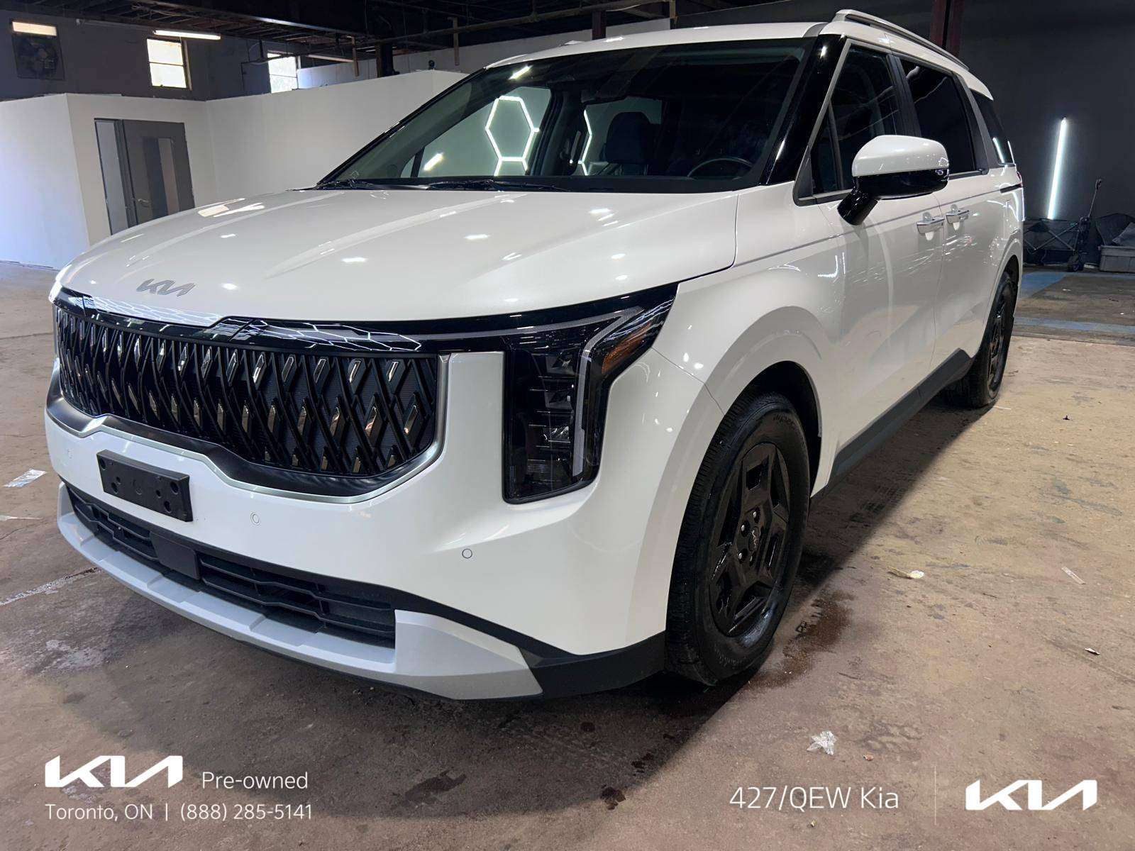 White 2026 Kia Carnival Minivan 8-Speed Automatic