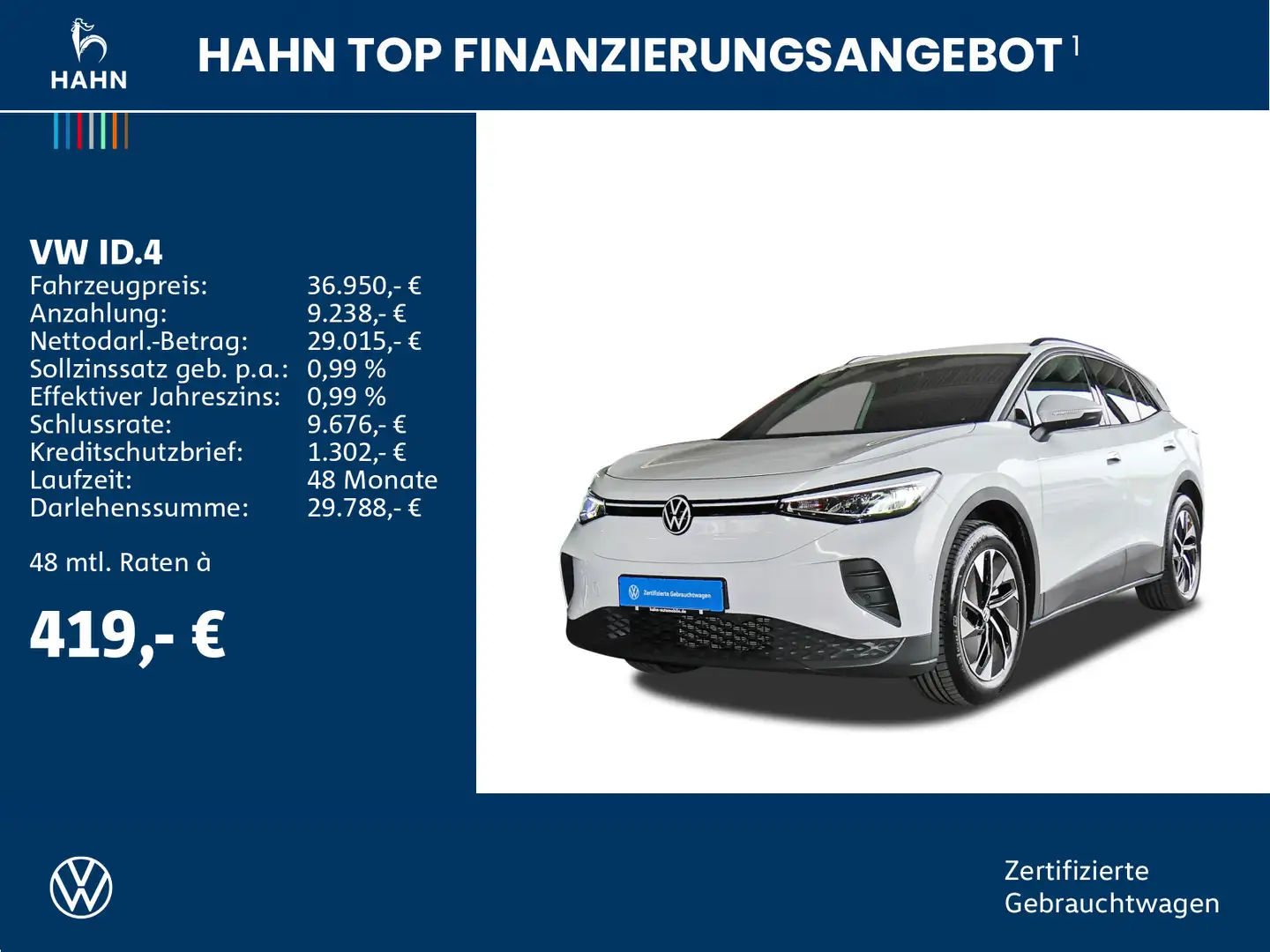 Volkswagen ID.4 Pro Move ACC Cam Keyless Navi Wärmepumpe Weiß - 2