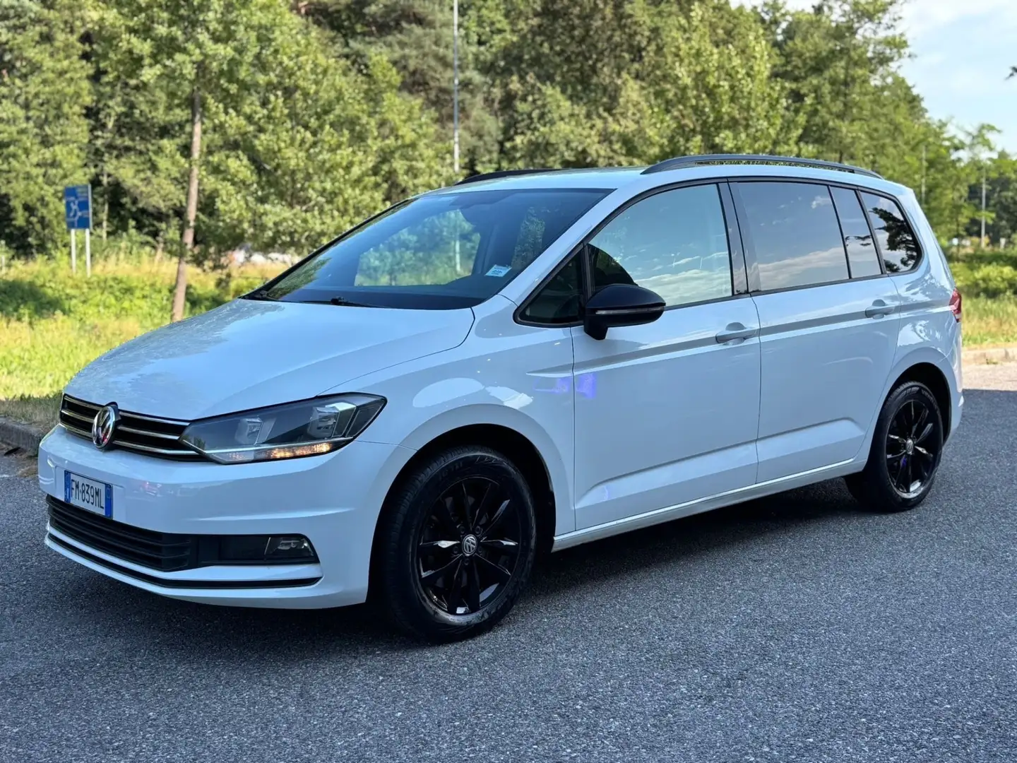 Volkswagen Touran 1.6 TDI 115 CV SCR Executive BlueMotion Technology Bianco - 2