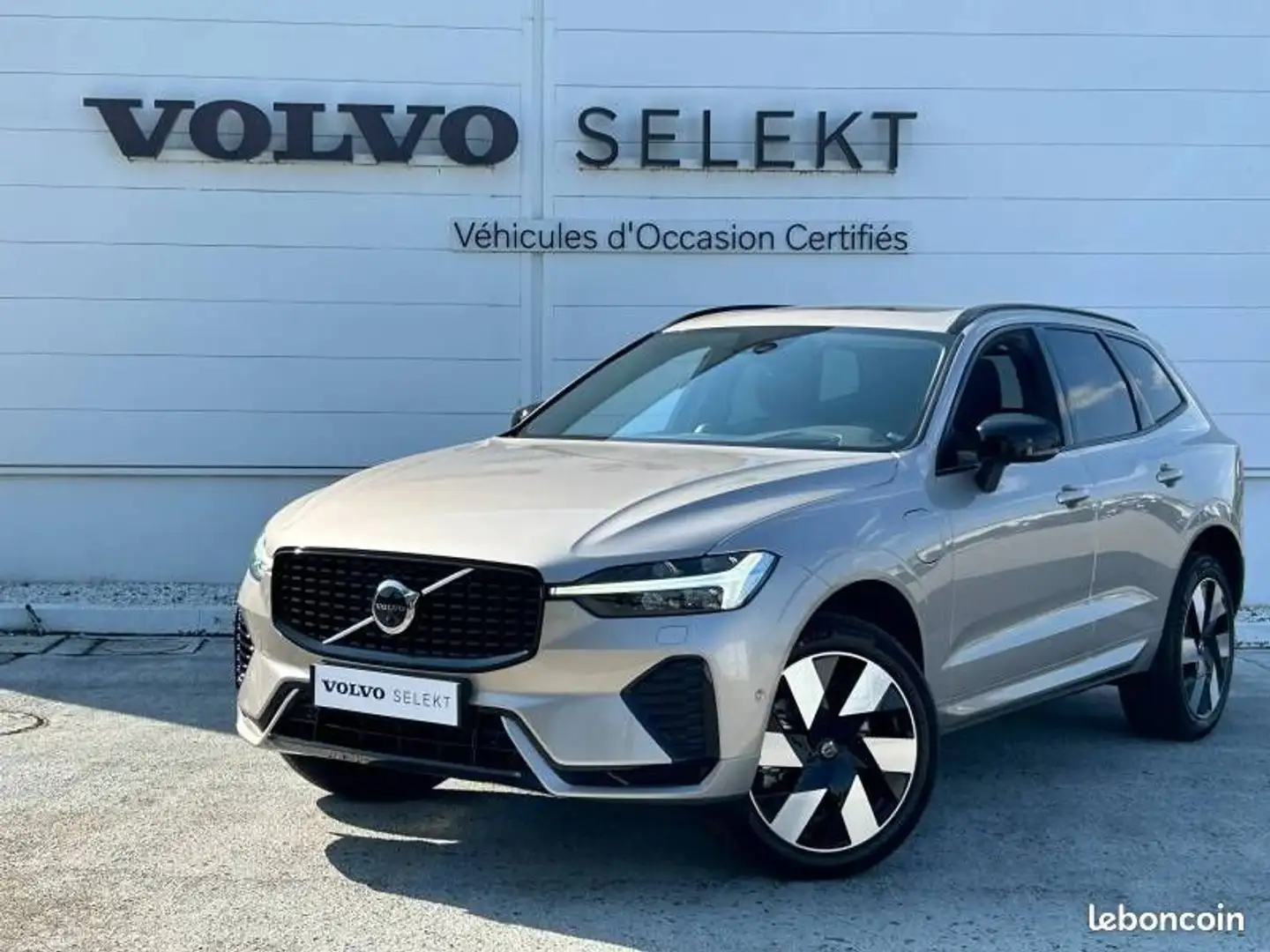 Volvo XC60 T6 AWD Hybride rechargeable 253 ch%2B145 ch Geartr Gris - 1
