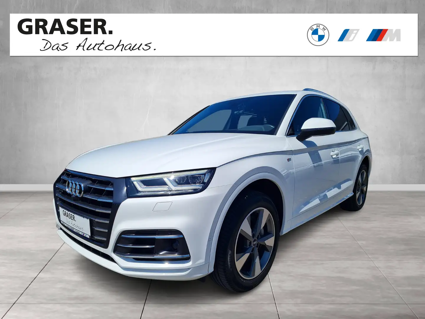 Audi Q5 55 TFSI e quattro S tronic DAB LED RFK PDC Weiß - 1