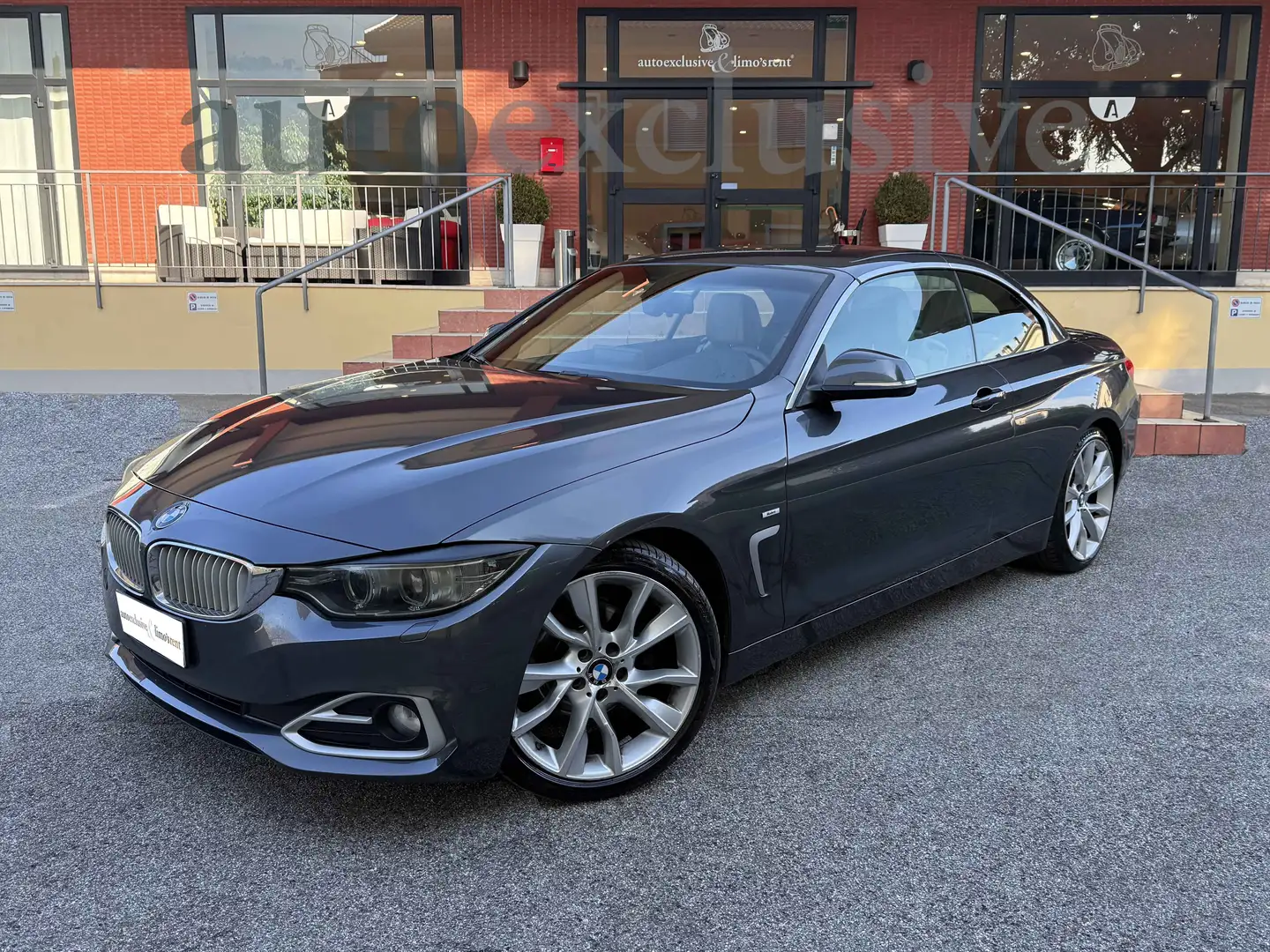 BMW 420 420d Cabrio Modern 184cv auto Grijs - 2