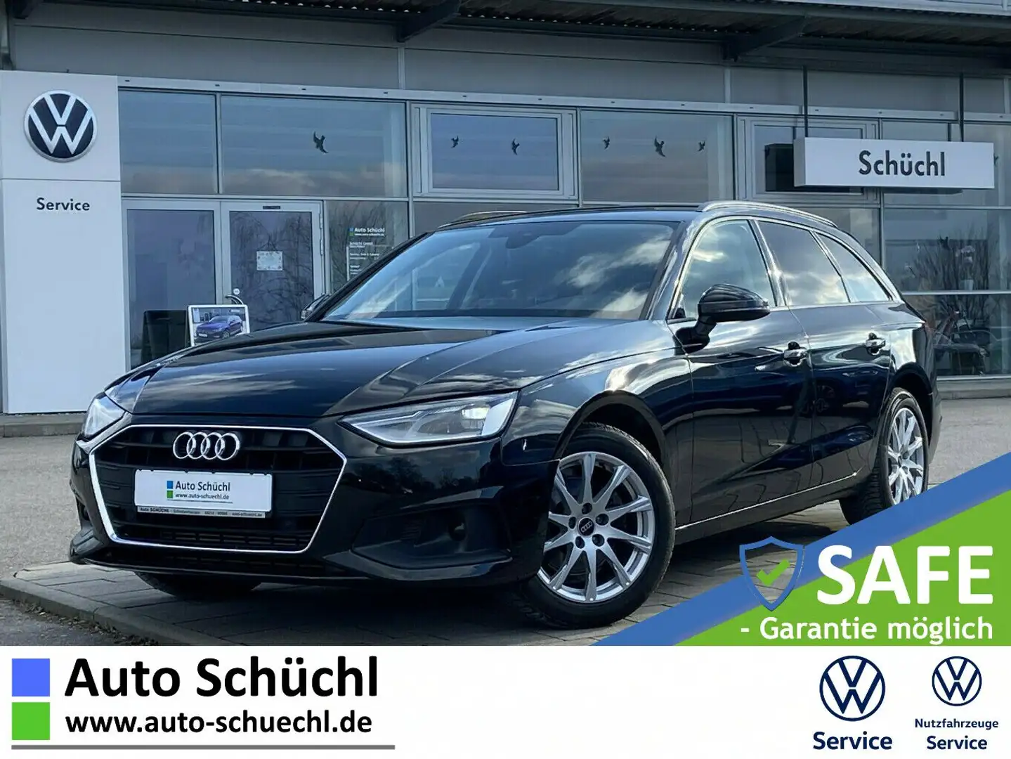 Audi A4 Avant 35 2.0 TFSI S-tronic 17"+NAVI+LED+SHZ+P Schwarz - 1