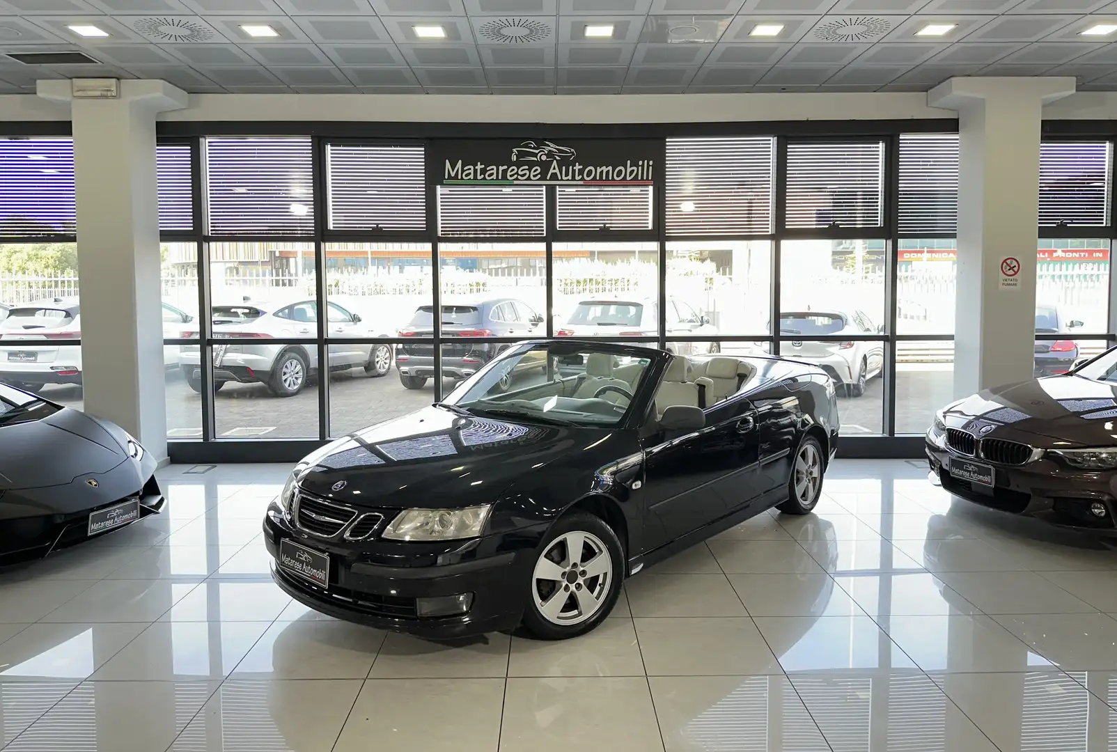 Saab 9-3 Cabrio 1.8t 150cv VectorEDITION Finanziabile Nero - 1