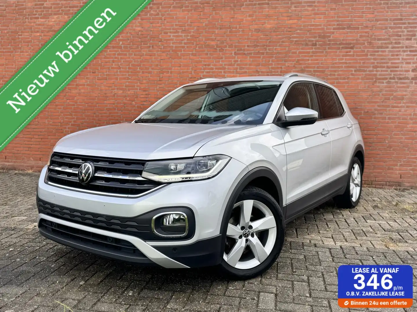 Volkswagen T-Cross 1.0 TSi Style CARPLAY|PDC|ACC|LANE ASSIST Zilver - 1