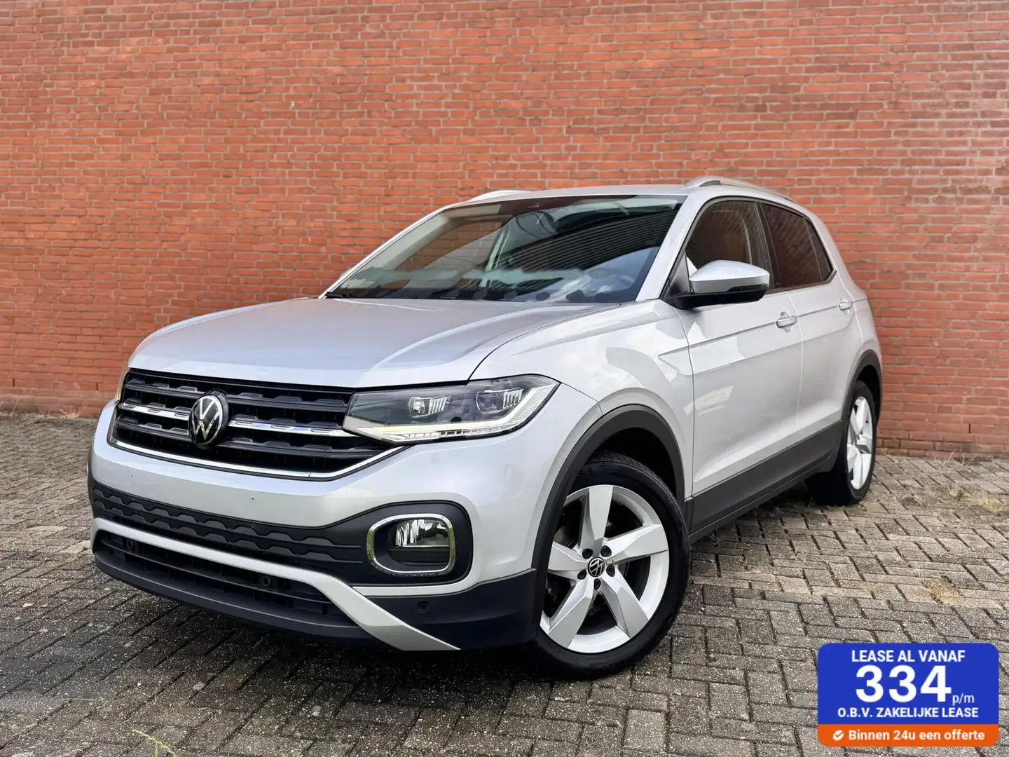 Volkswagen T-Cross 1.0 TSi Style CARPLAY|PDC|ACC|LANE ASSIST Argent - 1