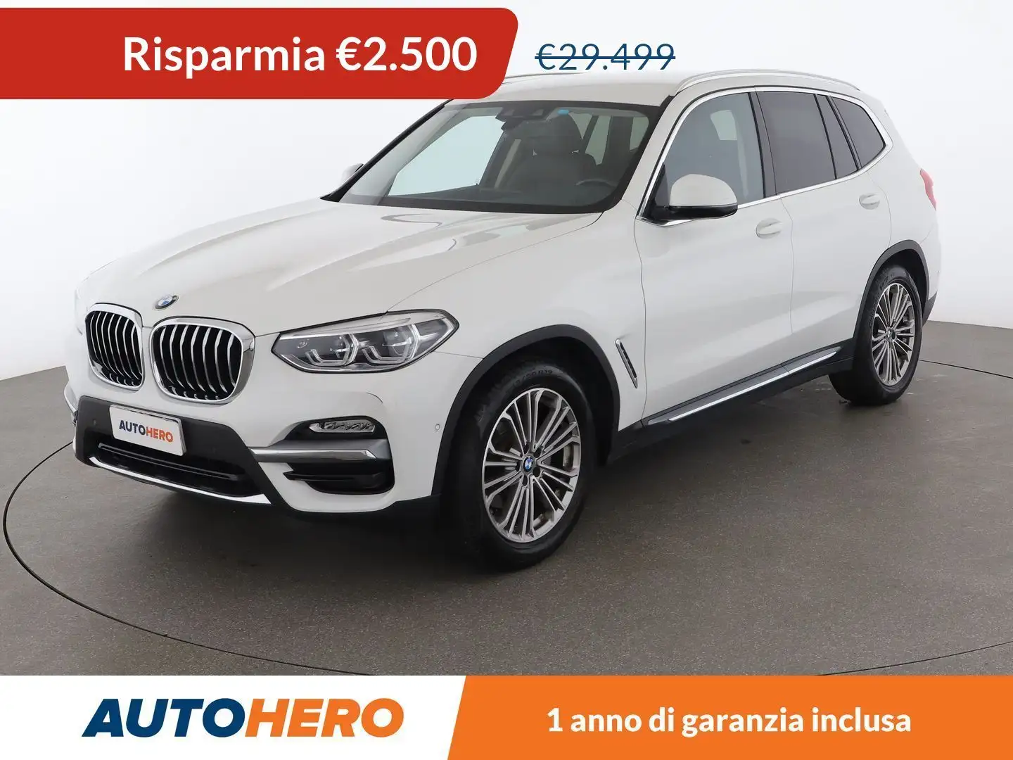 BMW X3 xDrive 20d Luxury Bianco - 1