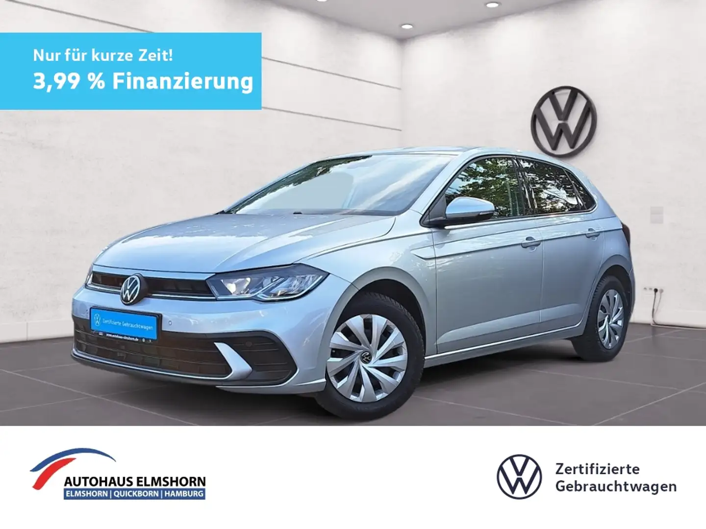 Volkswagen Polo Life 1.0 TSI DSG 3,99% NAV APP GJ-REIF ACC PDC SH Silber - 1