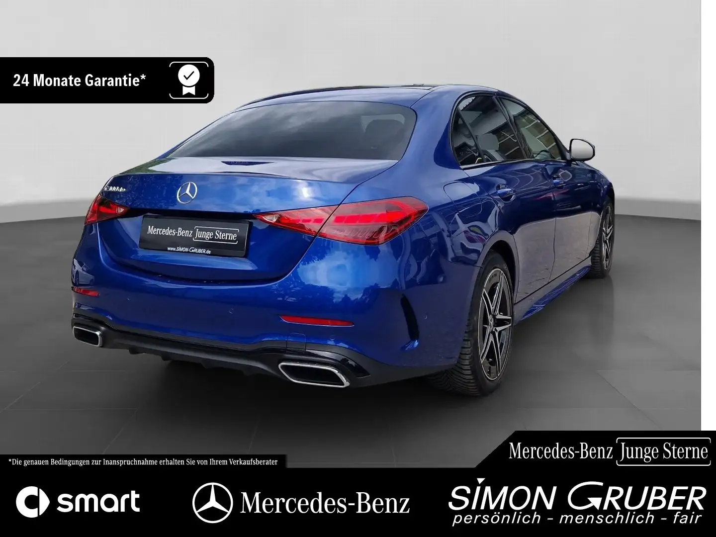 Mercedes-Benz C 300 de AMG Night Pano Burm 360 DigiLight Ambi Blauw - 2