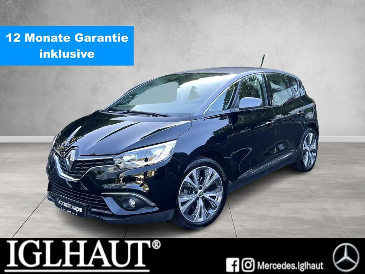Renault énic IV TCe 160 Intens-Edition NAVI PDC AHK 163PS Noir - 1