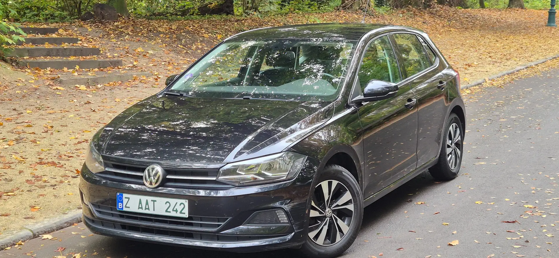 Volkswagen Polo Polo 1.0i   CT OK  AVEC CAR PASS  12 MOIS GARANTIE Zwart - 2