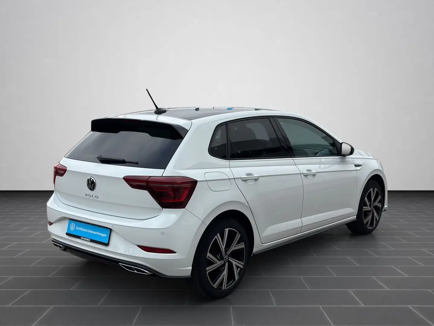 Volkswagen Polo 1.0 TSI R line SHZ NAVI LED Weiß - 2