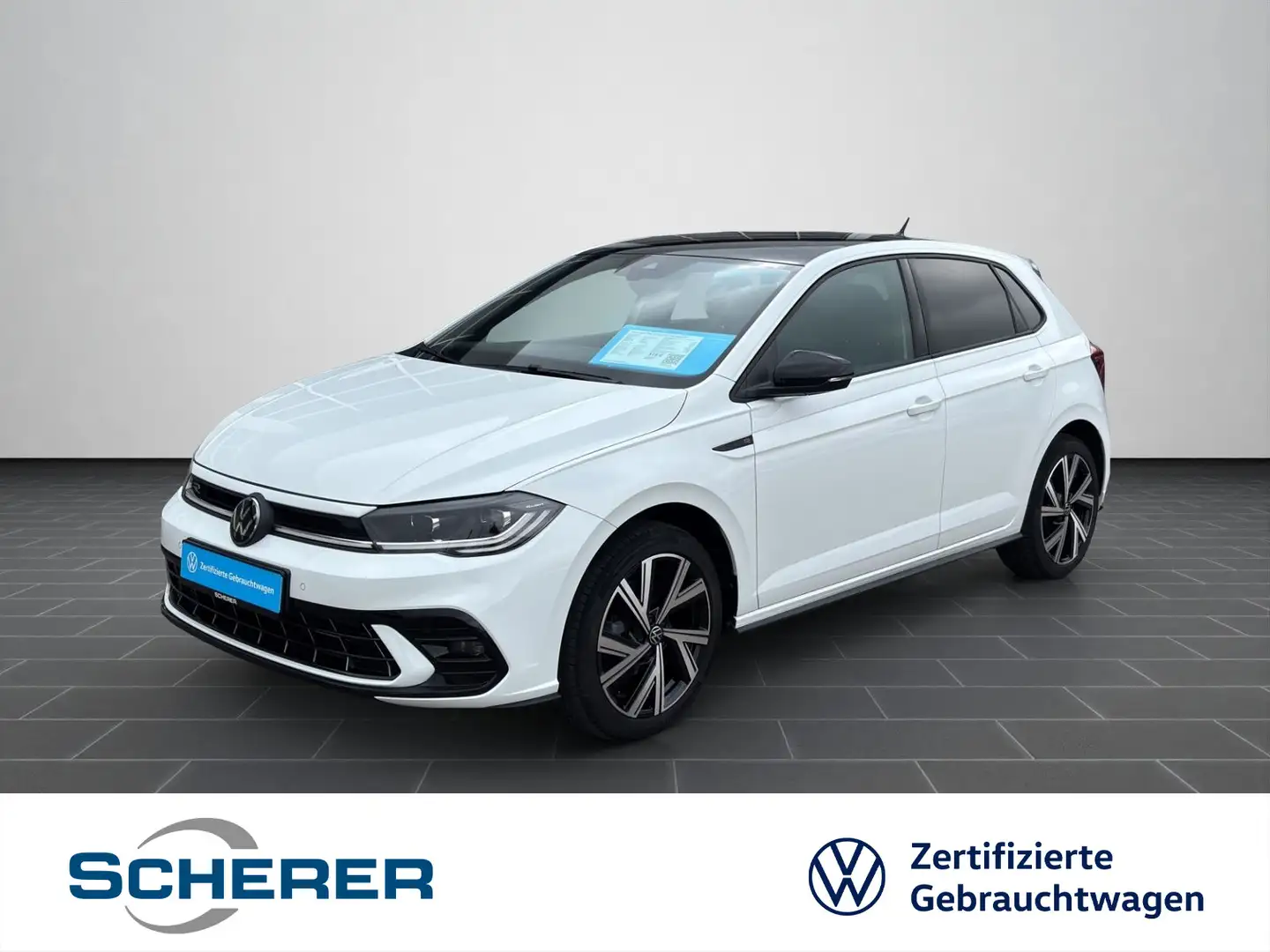 Volkswagen Polo 1.0 TSI R line SHZ NAVI LED Weiß - 1