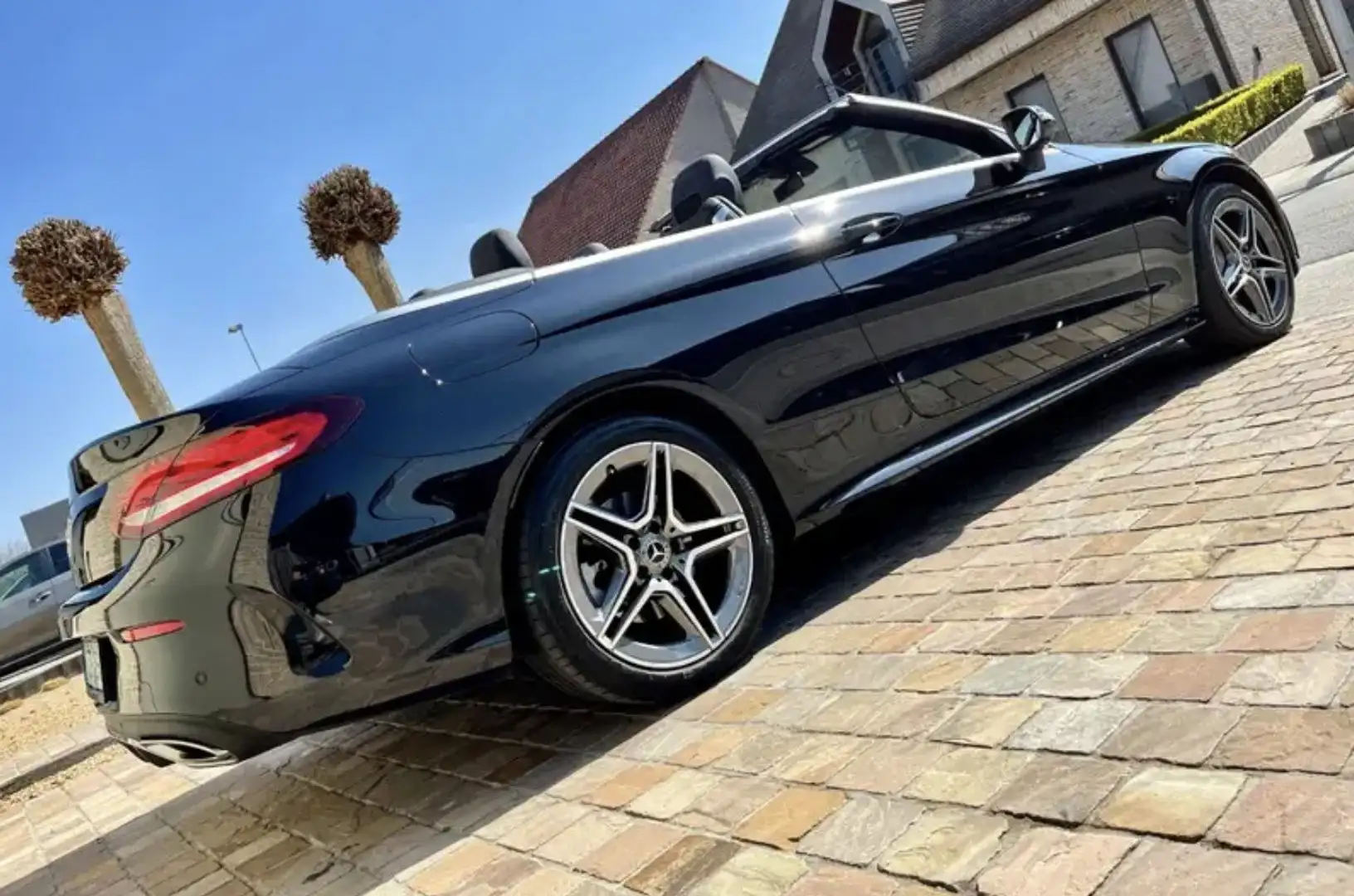 Mercedes-Benz C 180 Cabrio AMG line  - afnb TREKHAAK Zwart - 1
