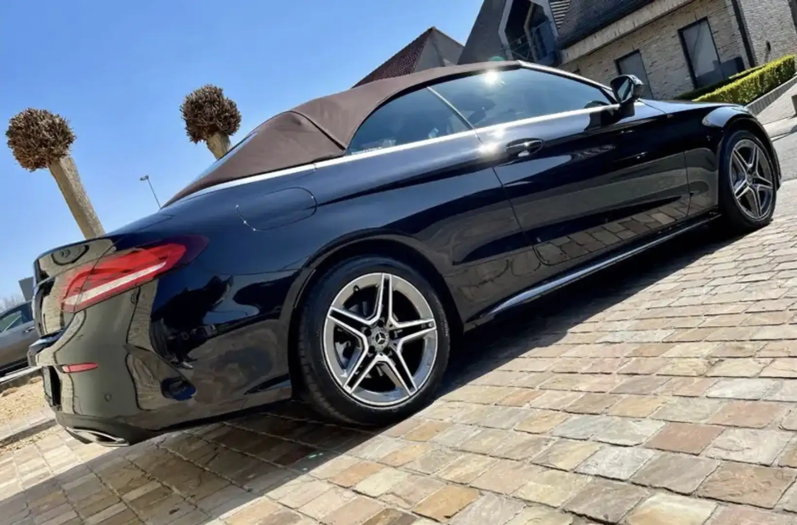 Mercedes-Benz C 180 Cabrio AMG line  - afnb TREKHAAK Zwart - 2