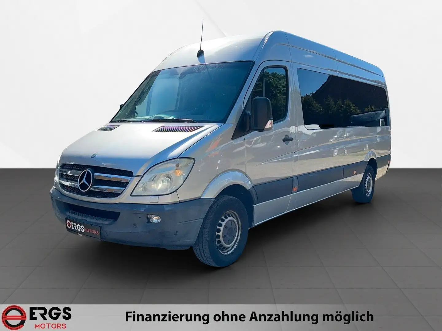 Mercedes-Benz Sprinter 319 CDI Maxi Automatik "9Si,2xKlima,AHK Zilver - 1