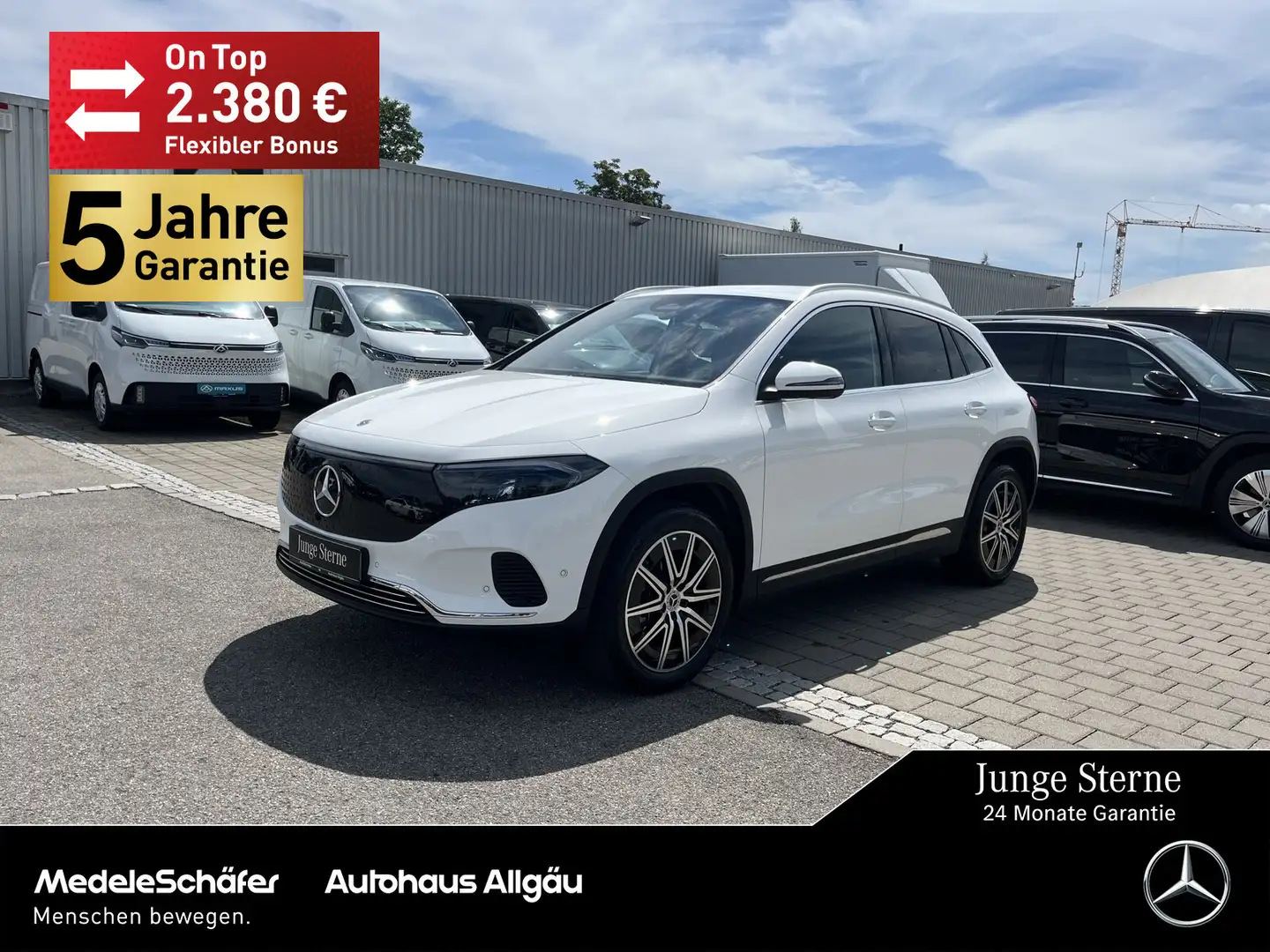 Mercedes-Benz EQA 350 EQA 350 4M Progressive 19"-AMG AHK 360° Keyless Blanco - 1
