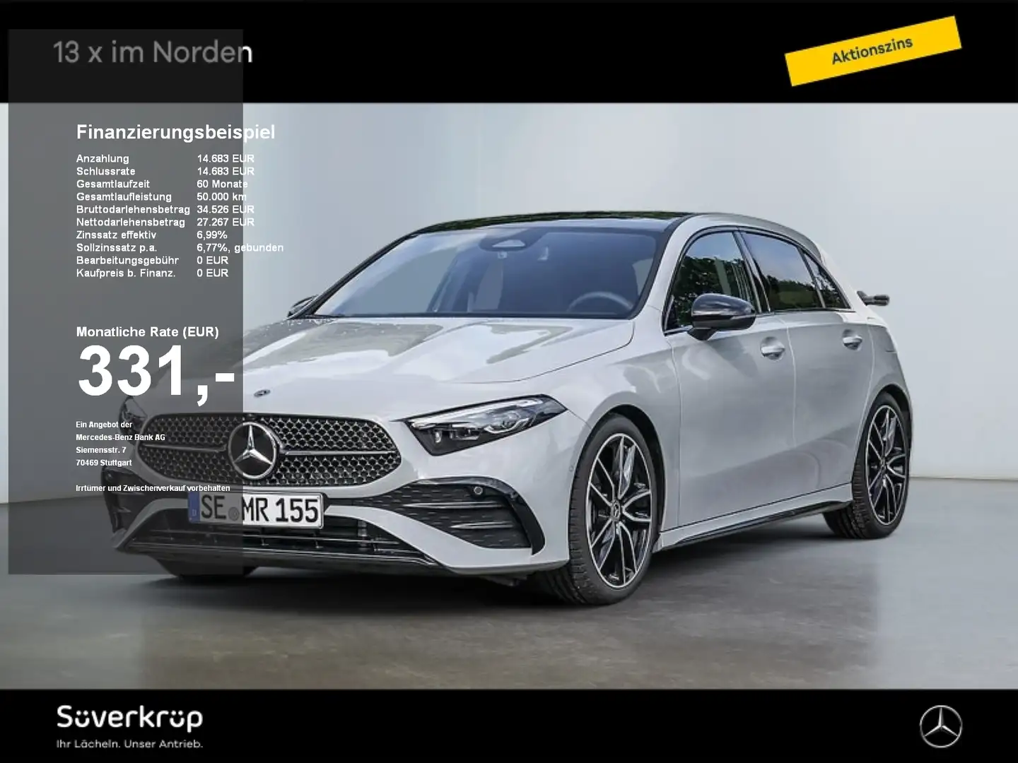 Mercedes-Benz A 200 d Grau - 1