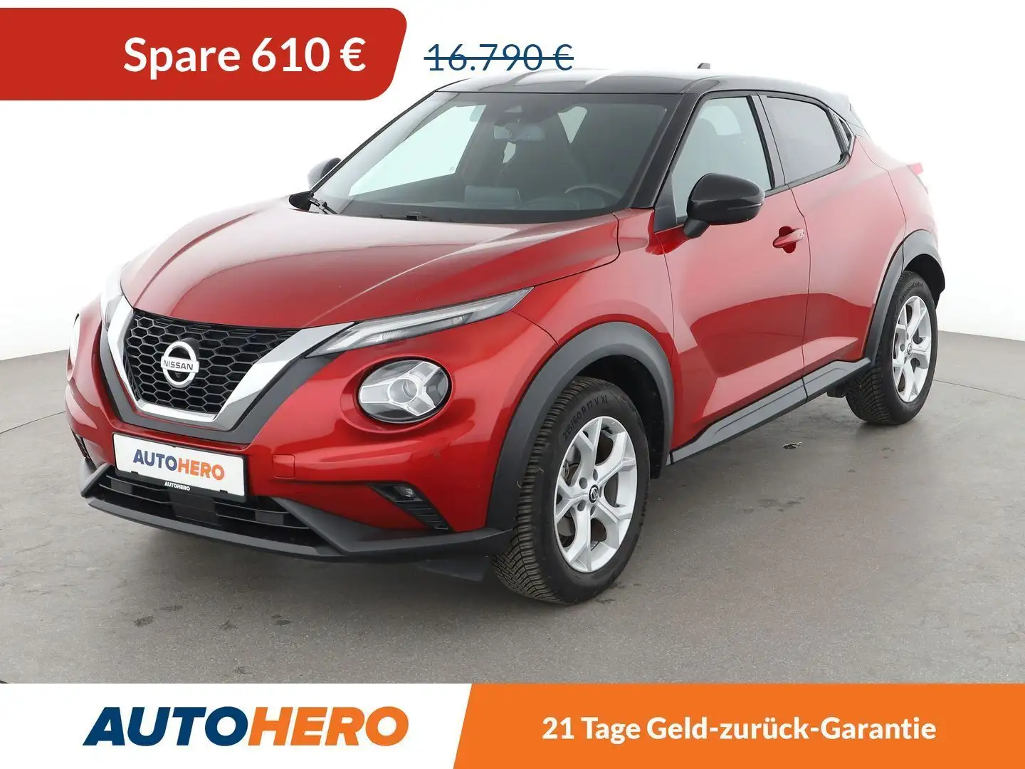 Nissan Juke 1.0 DIG-T N-Connecta*NAV*LED*ACC*CAM*PDC*SHZ Rot - 1