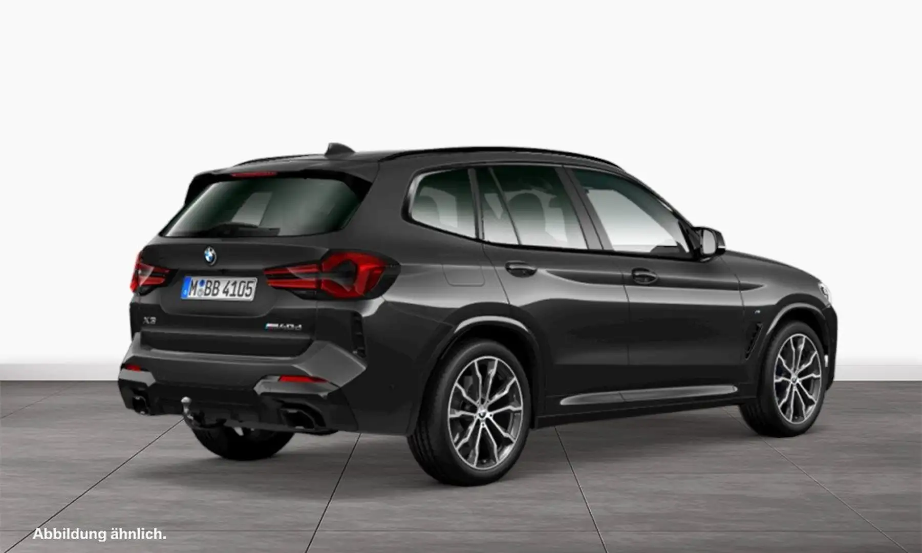 BMW X3 M 40d HiFi DAB LED WLAN Parkassistent AHK Shz Gris - 2