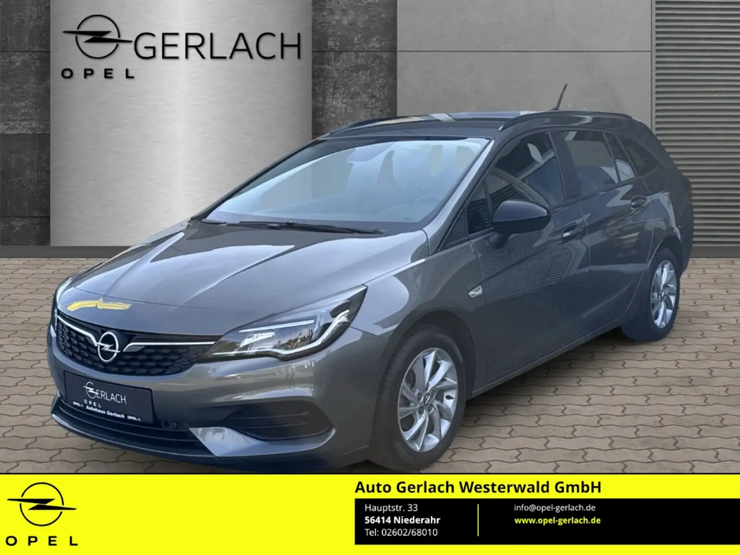 Opel Astra K Sports Tourer Edition Start Stop 1.2 Turbo EU6d Grigio - 1