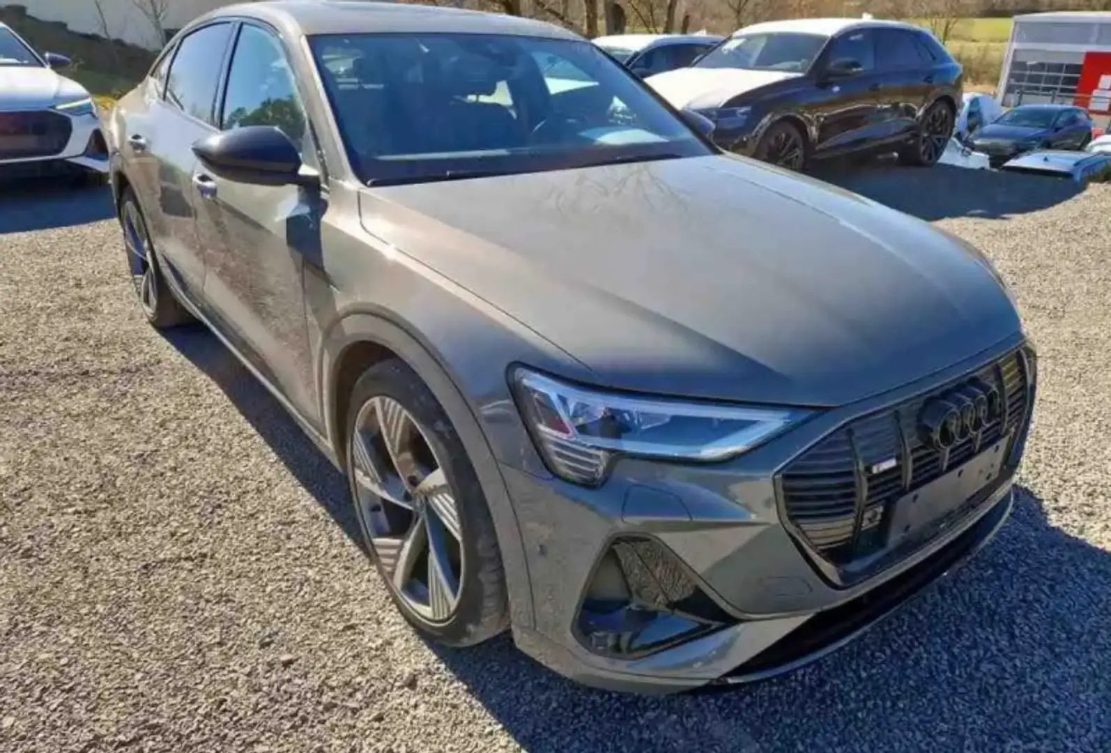 Audi e-tron SPB 55 quattro S line edition Grigio - 2