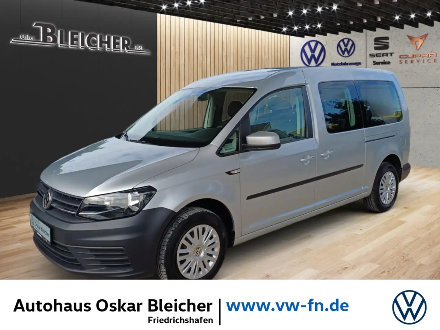 Volkswagen Caddy 1.0 TSI ''Trendline'' 7-Sitzer Navi+Klima Silber - 1