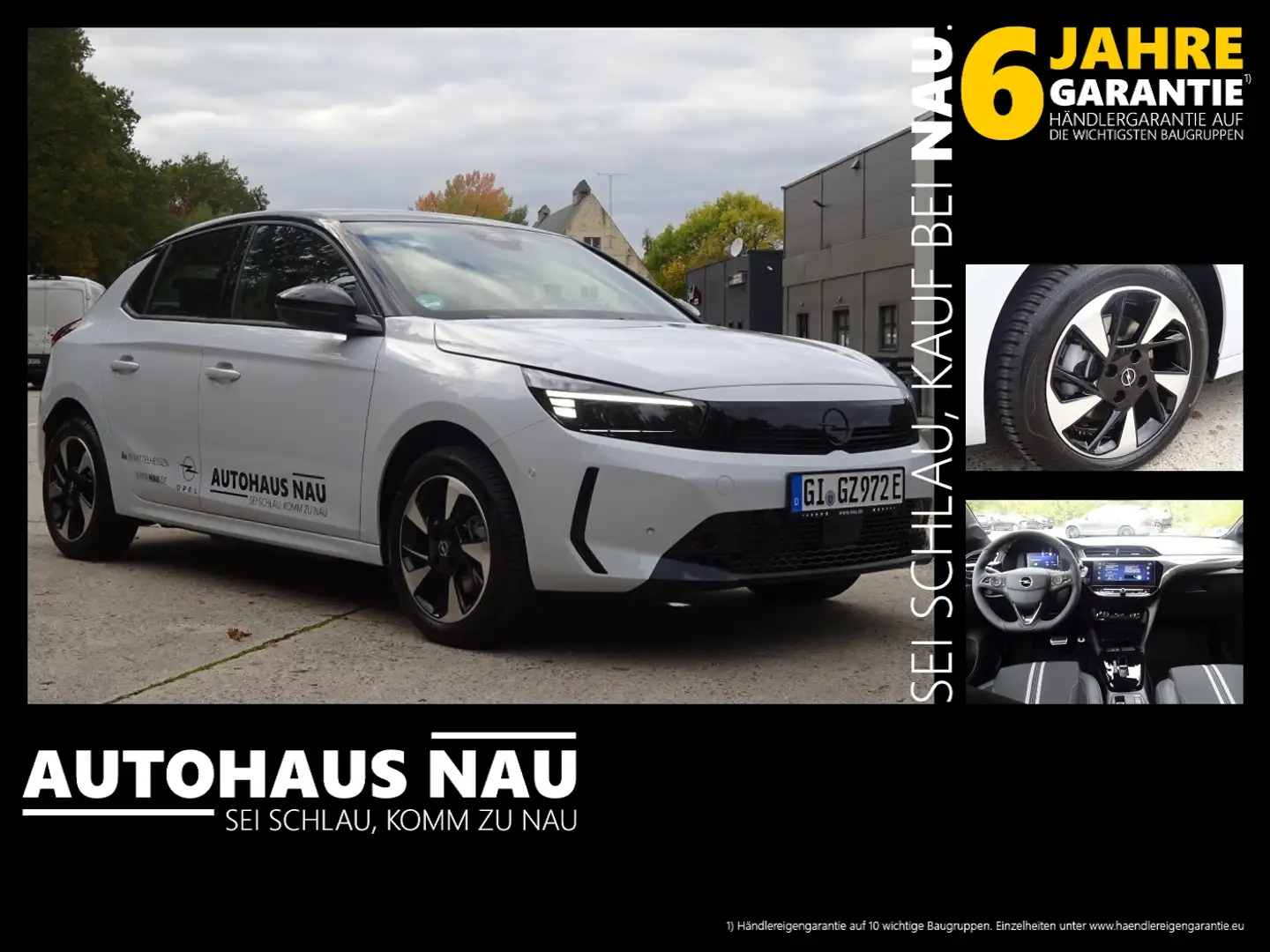 Opel Corsa Electric GS Long Range inkl. Wärmepumpe! Weiß - 1