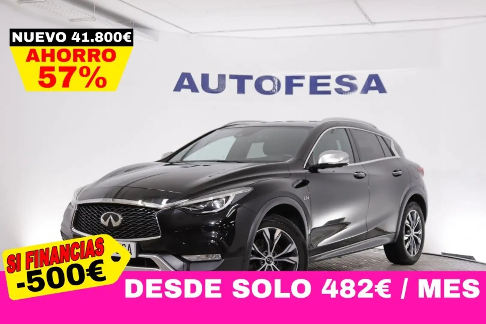 Infiniti QX30 2.2 D AWD 7DCT PREMIUM AUTO170cv 5P # TECHO PANORA Чорний - 1