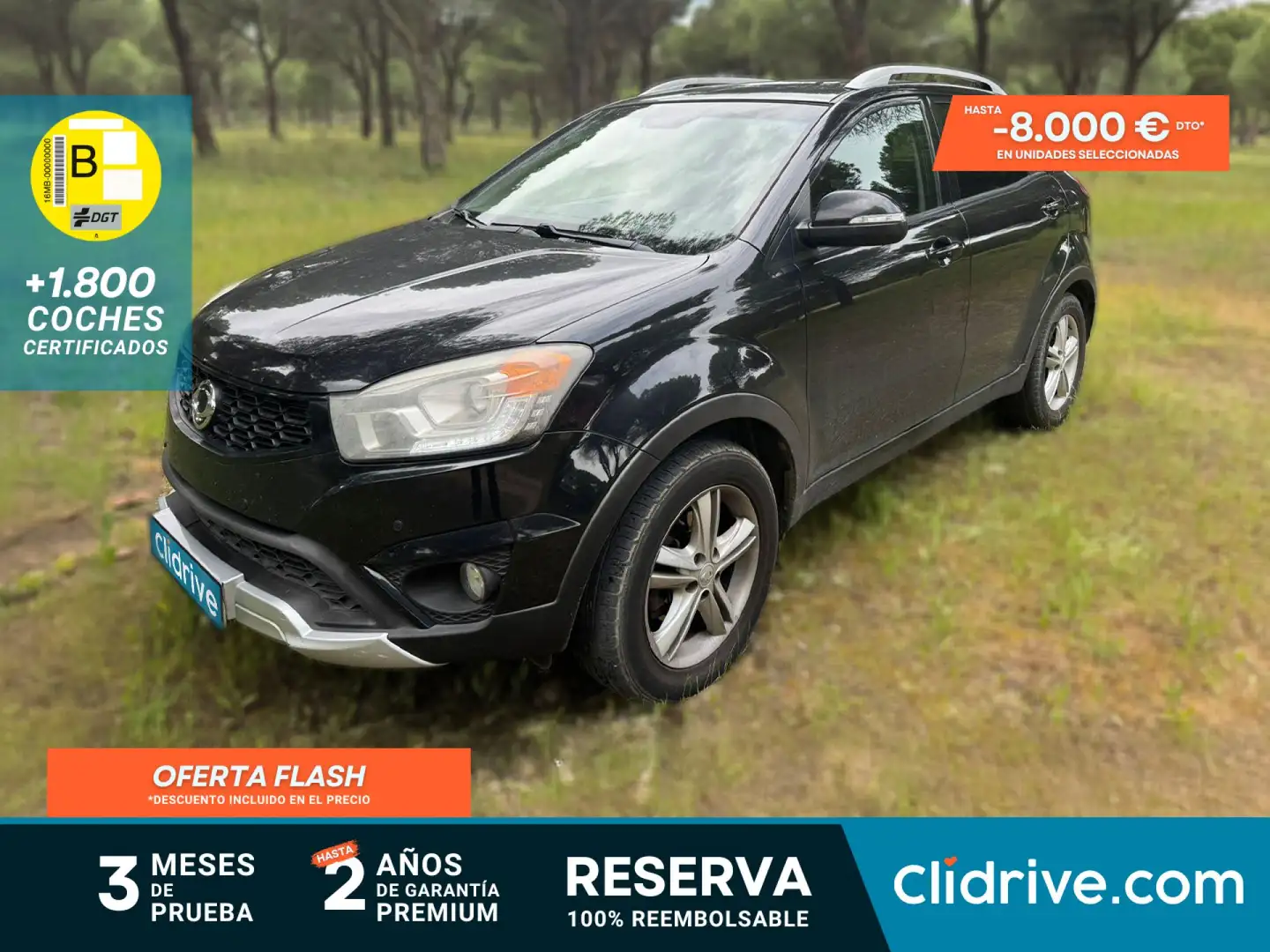 SsangYong Korando D20T Premium 4x2 Fekete - 1