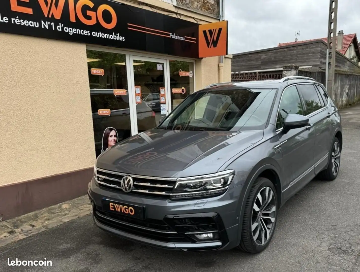 Volkswagen Tiguan ALLSPACE 2.0 TDI 150 R-LINE DSG BVA TOIT OUVRANT Gris - 1