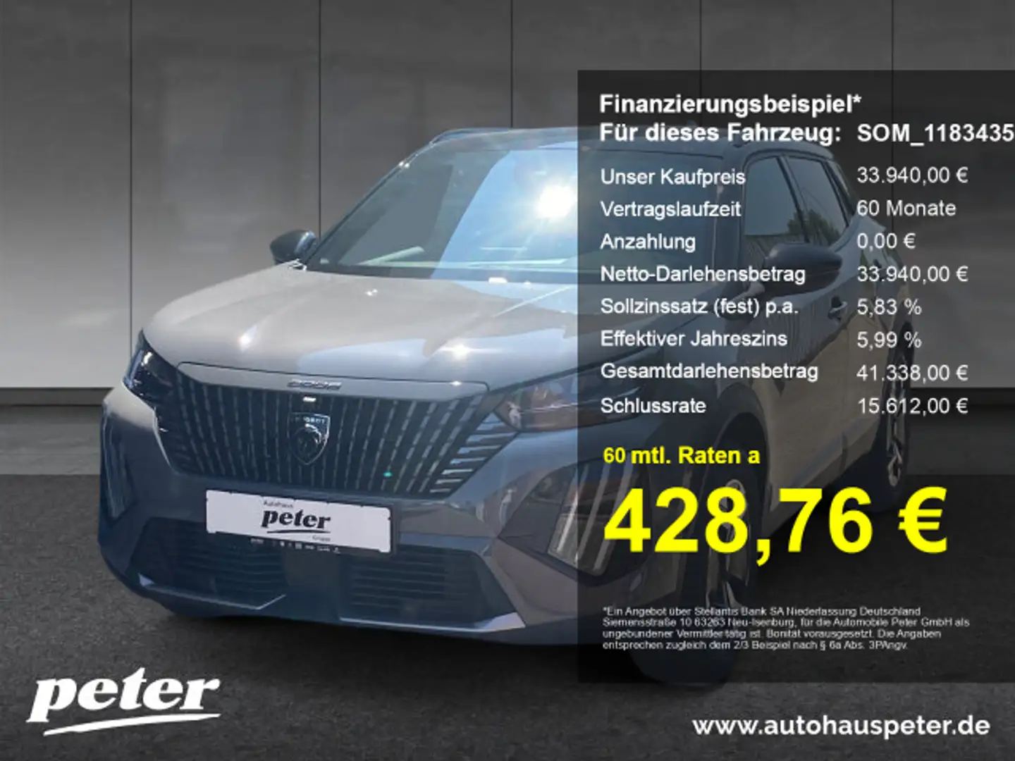 Peugeot 2008 2008 GT Hybrid 145 +Alcantara+Navi+Kamera+SHZ+ Gris - 1