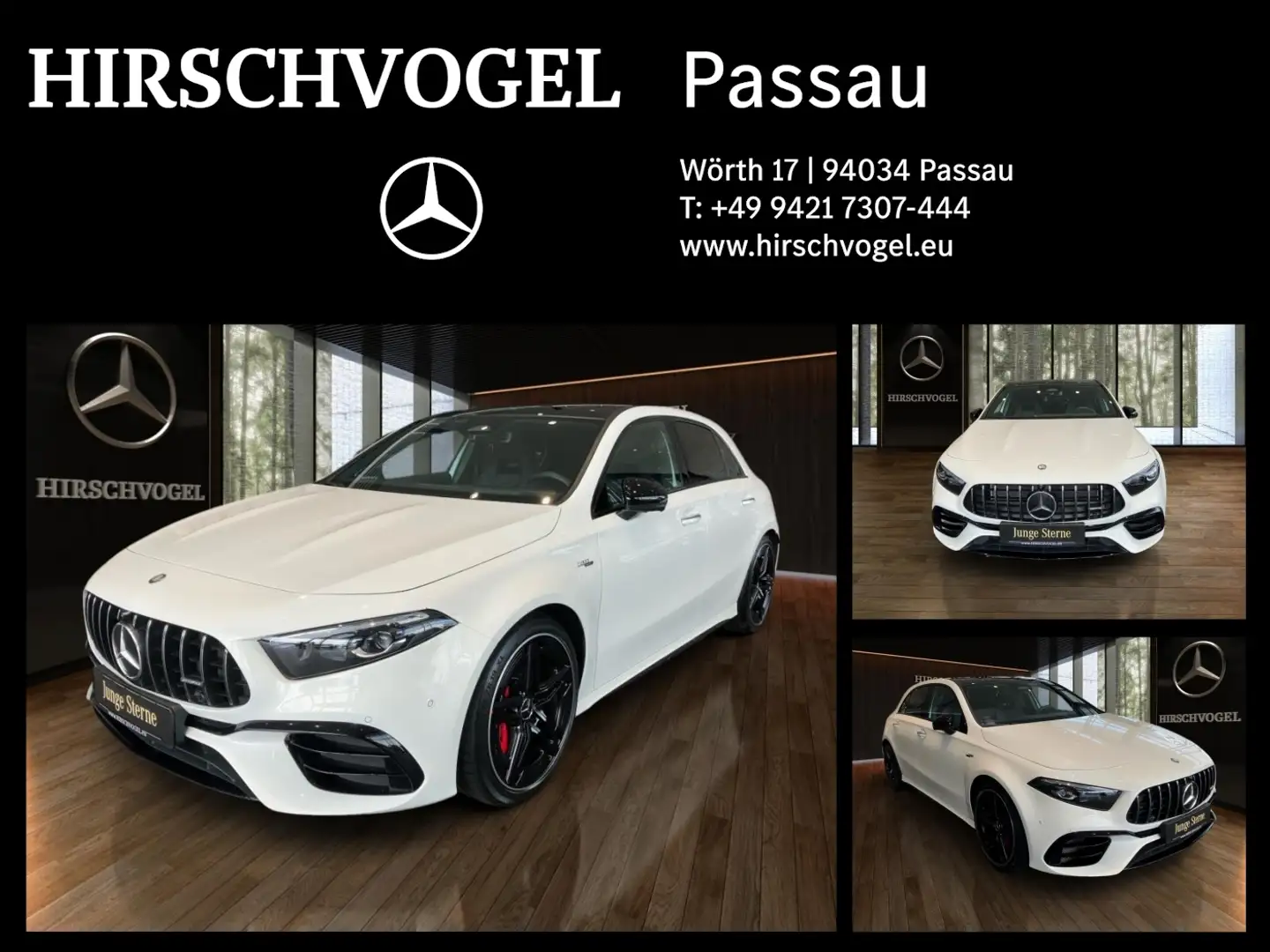 Mercedes-Benz A 45 AMG S 4M+ Night+Drivers-P.+Pano+DISTRON+HUP Bílá - 1
