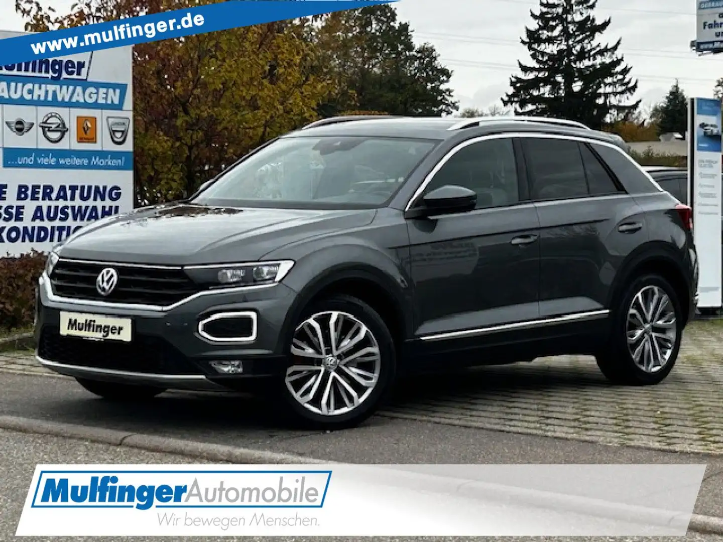 Volkswagen T-Roc TSI Sport Navi Sitzh.Multi-Terrain 8-Fach Gris - 1